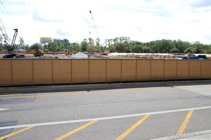 PHOTOS - Foundation piles now be placed for the first Disney Springs parking garage