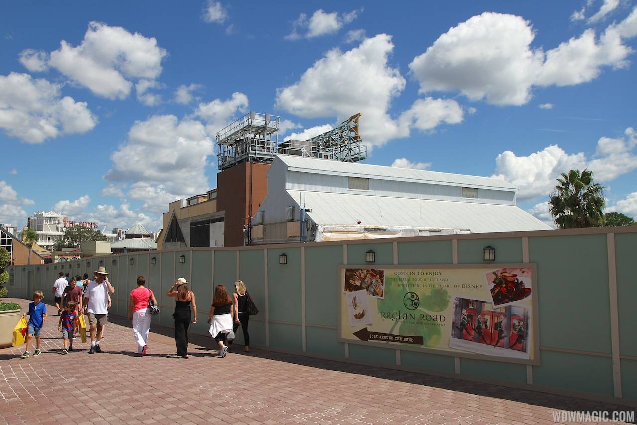 Most of the Pleasure Island buildings have now been removed