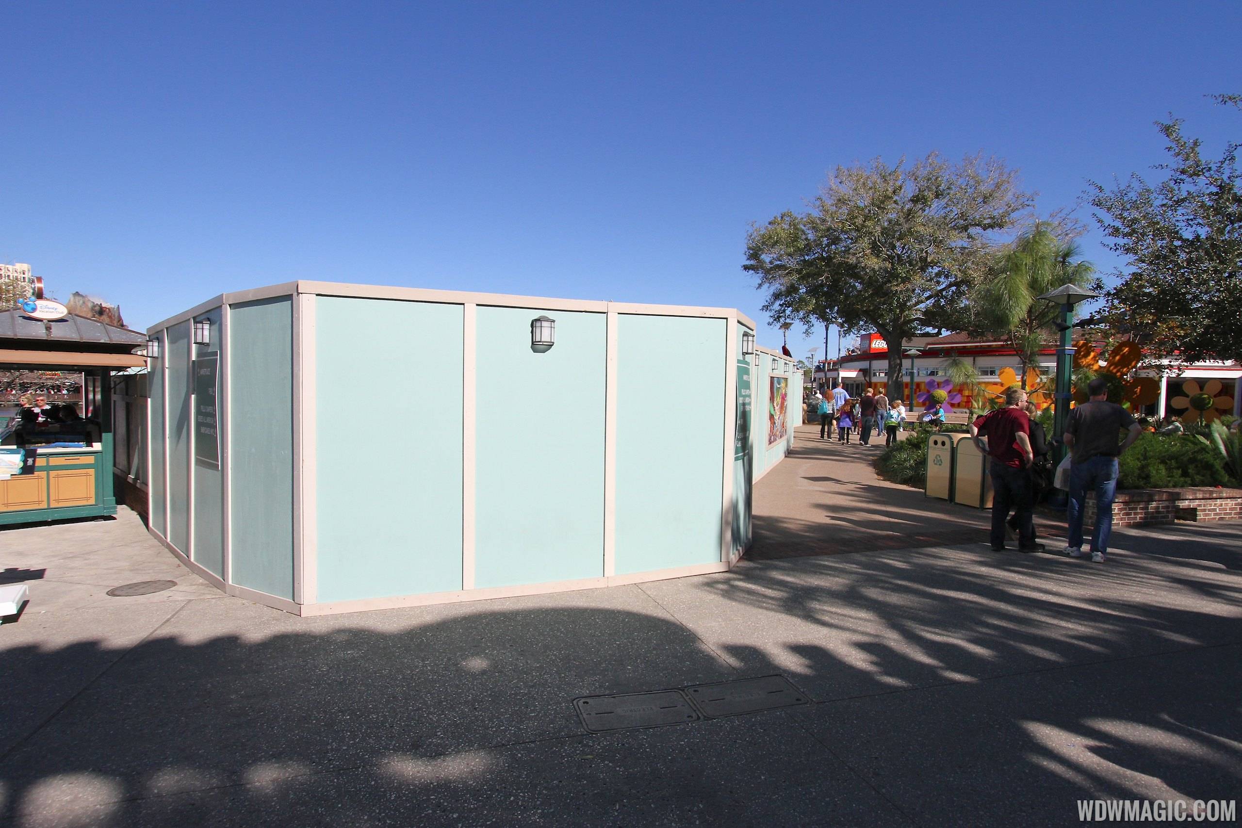 PHOTOS - More construction walls go up in Downtown Disney Marketplace for Disney Springs developments