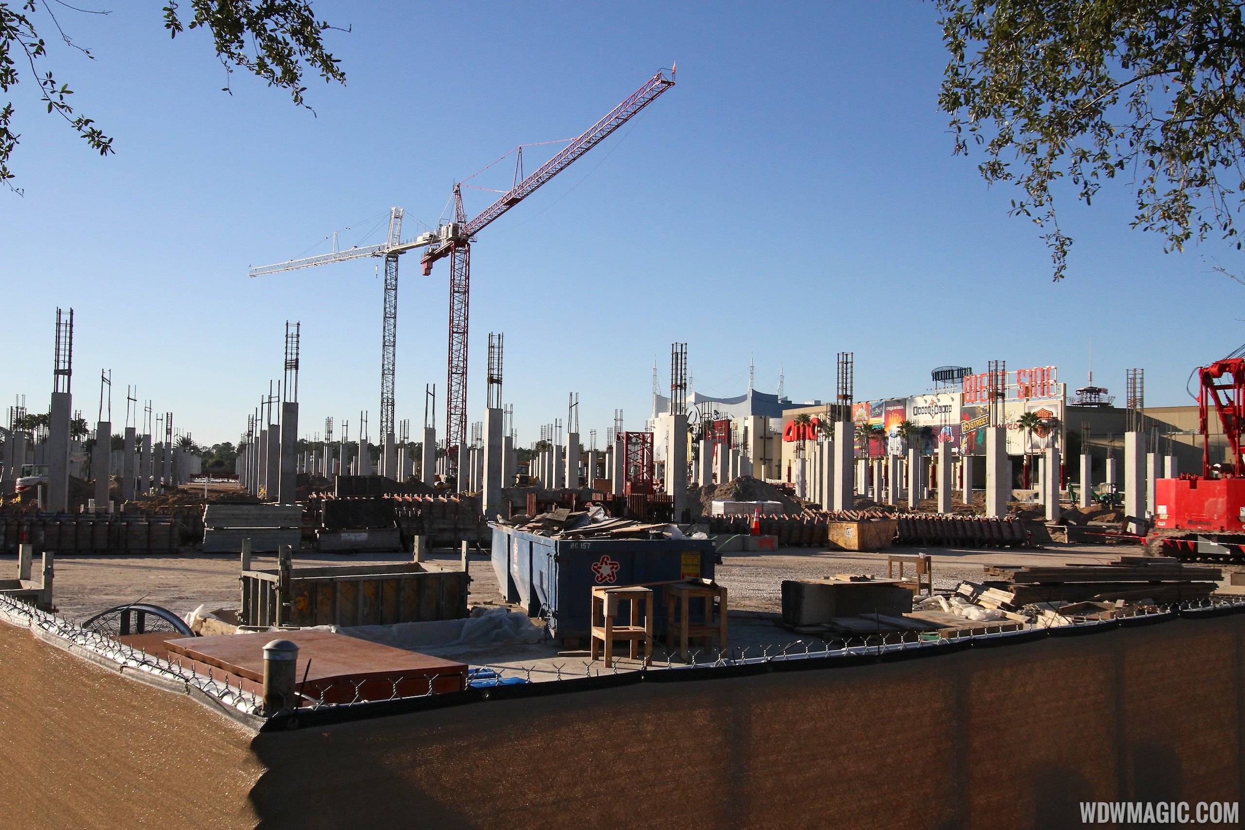 PHOTOS - Disney Springs West Side parking garage construction update
