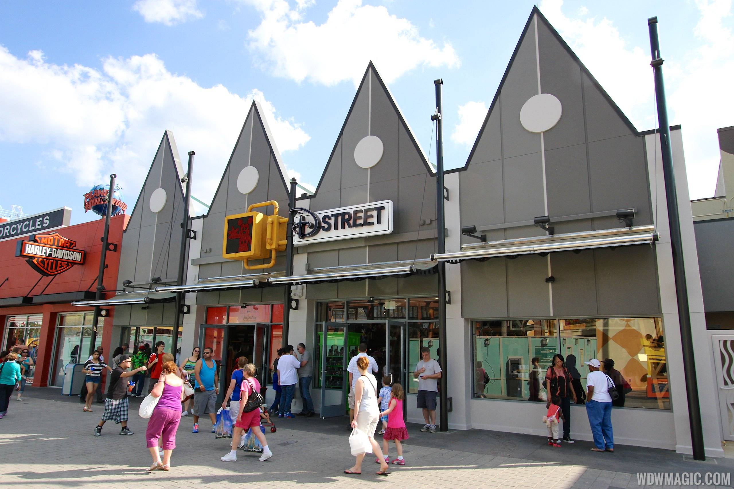 PHOTOS - New paint scheme for D Street and other West Side buildings as part of Disney Springs redevelopment