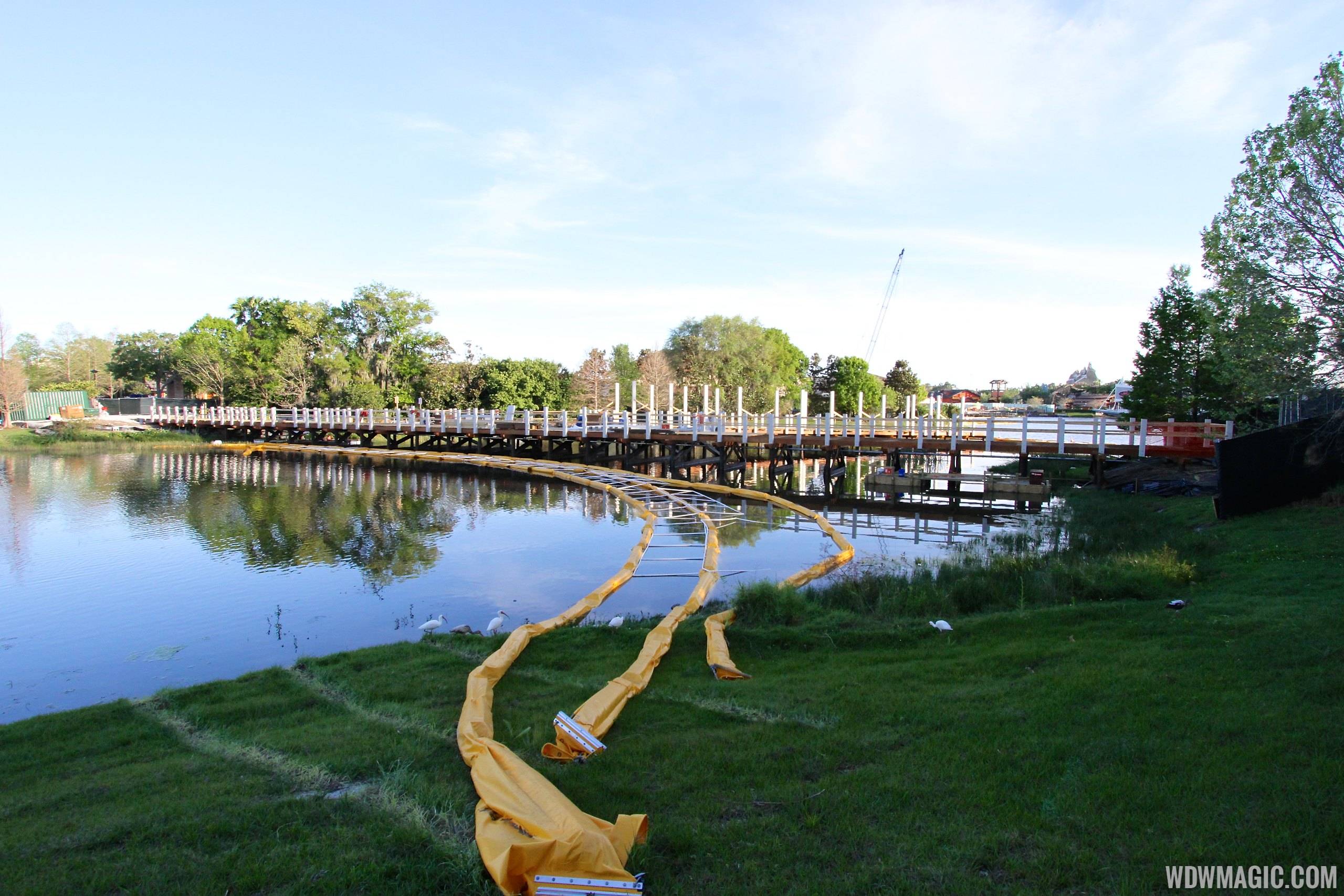 PHOTOS - Work begins on new Disney Springs Marketplace boat dock