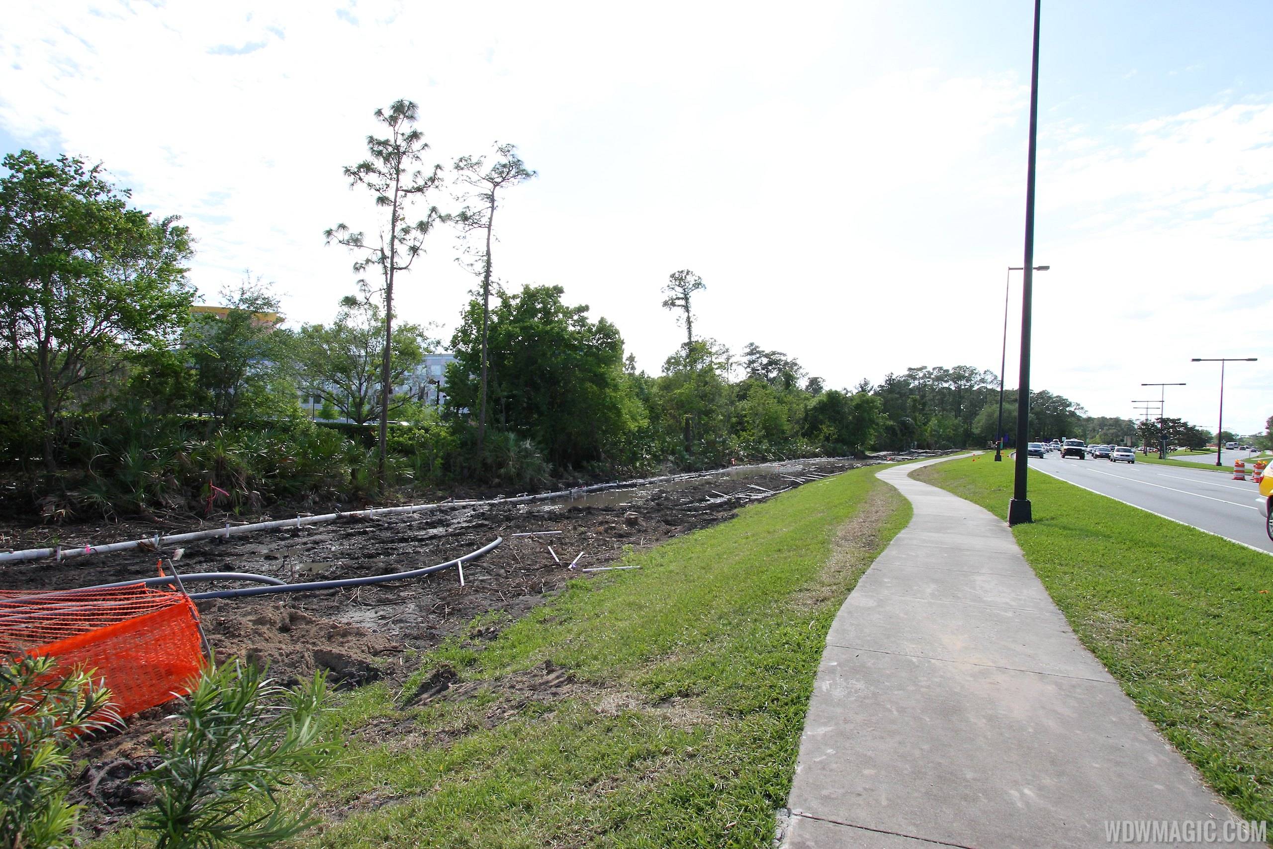 PHOTOS - Work well underway on the Buena Vista Drive expansion for Disney Springs