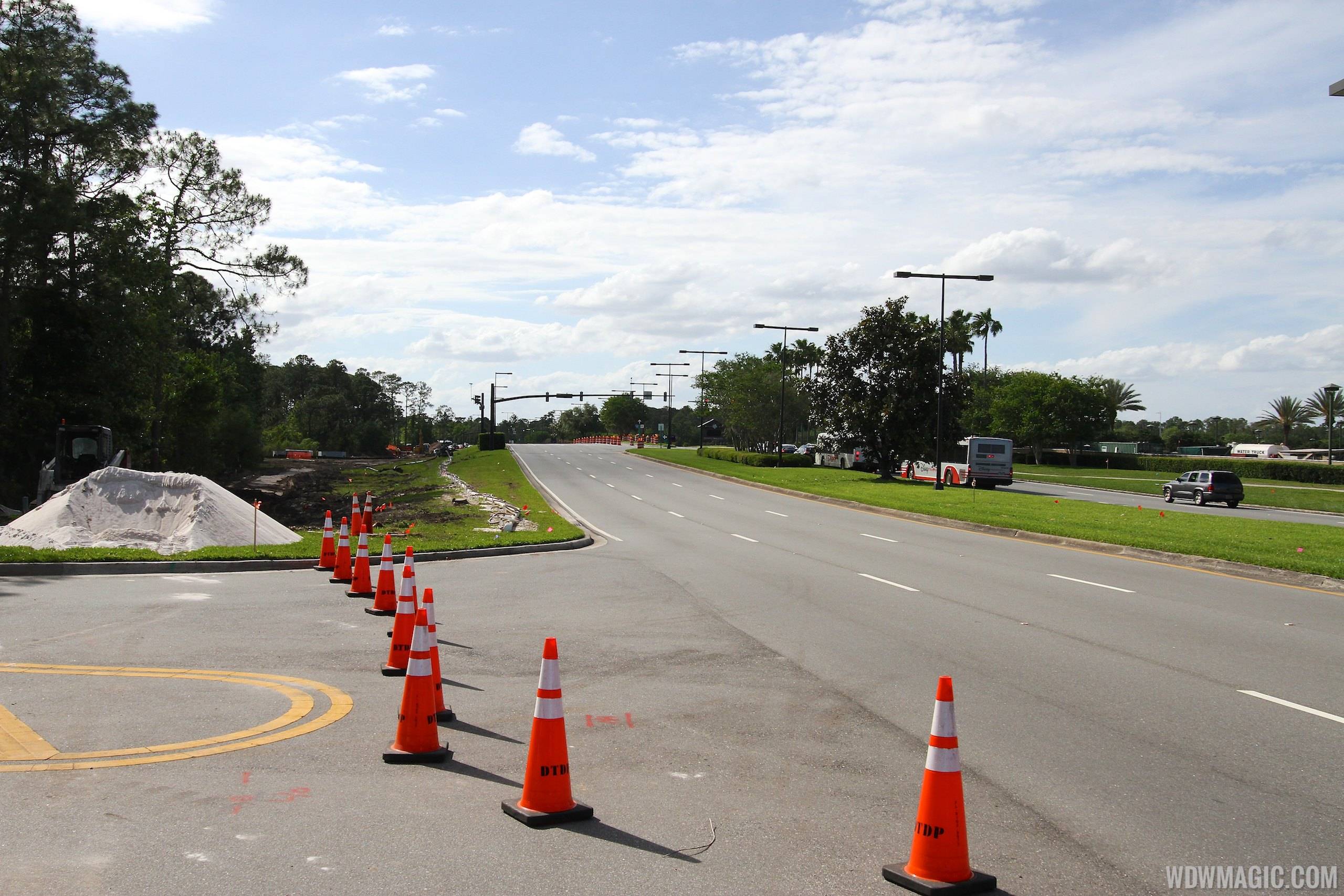 PHOTOS - Work well underway on the Buena Vista Drive expansion for Disney Springs