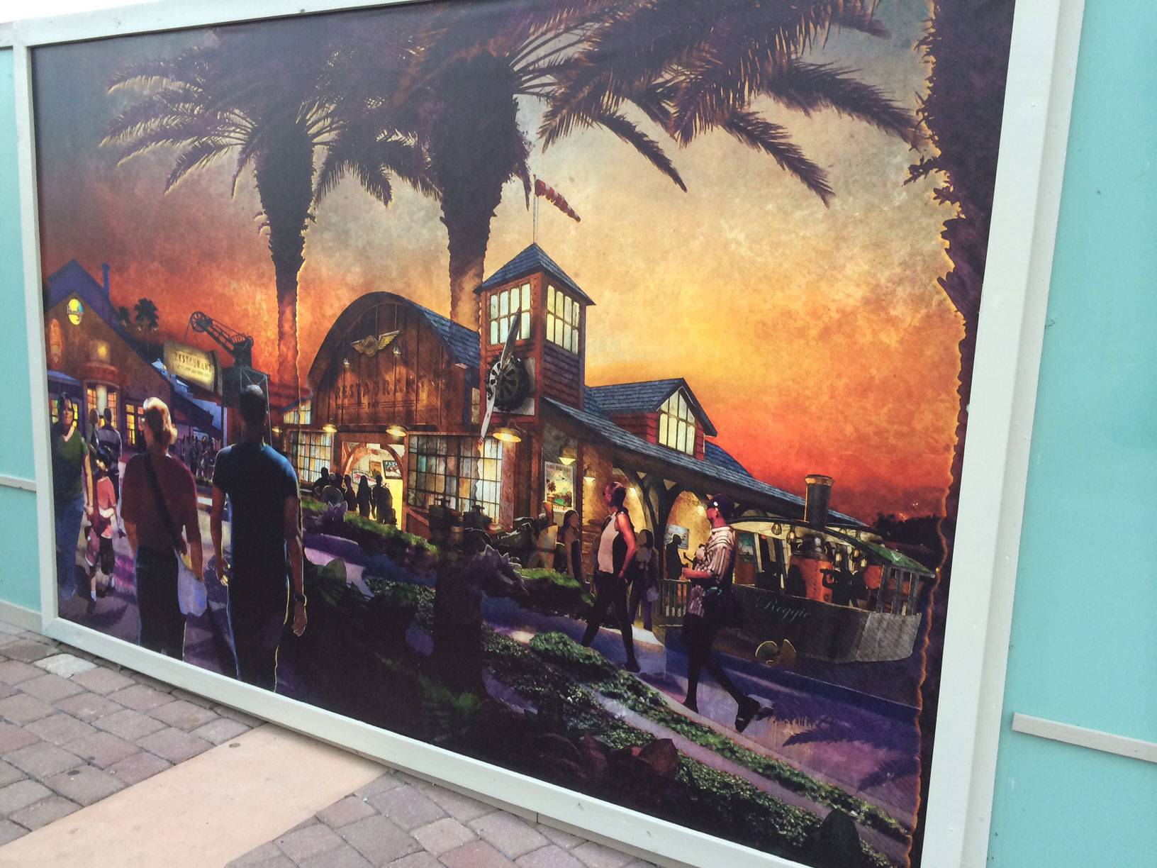 PHOTO - New concept art for Disney Springs reveals another new restaurant 'The Hangar'