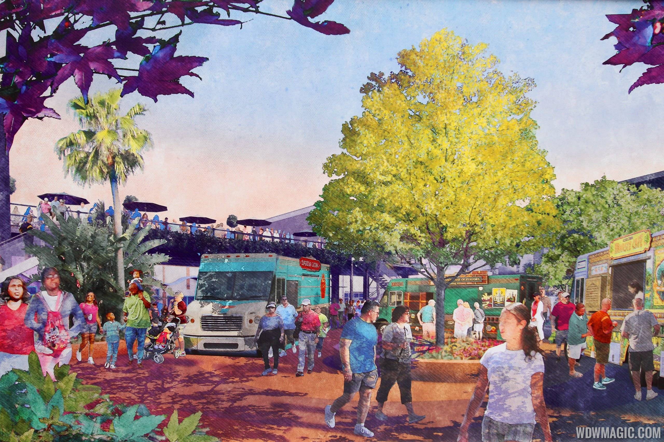 PHOTOS - Disney Springs 'Food Truck Park' concept art