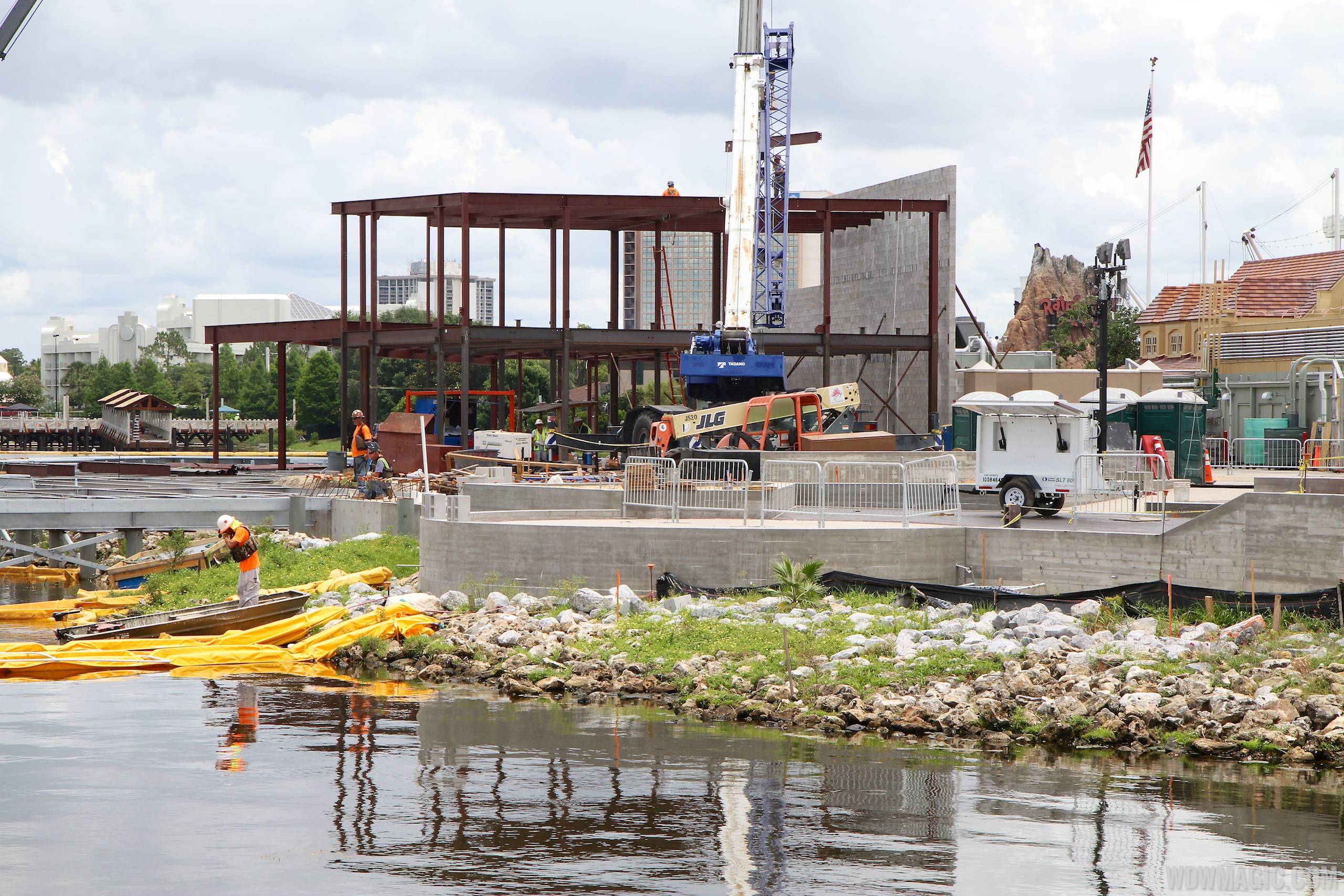 PHOTOS - The Boathouse construction goes vertical at Disney Springs 'The Landing'