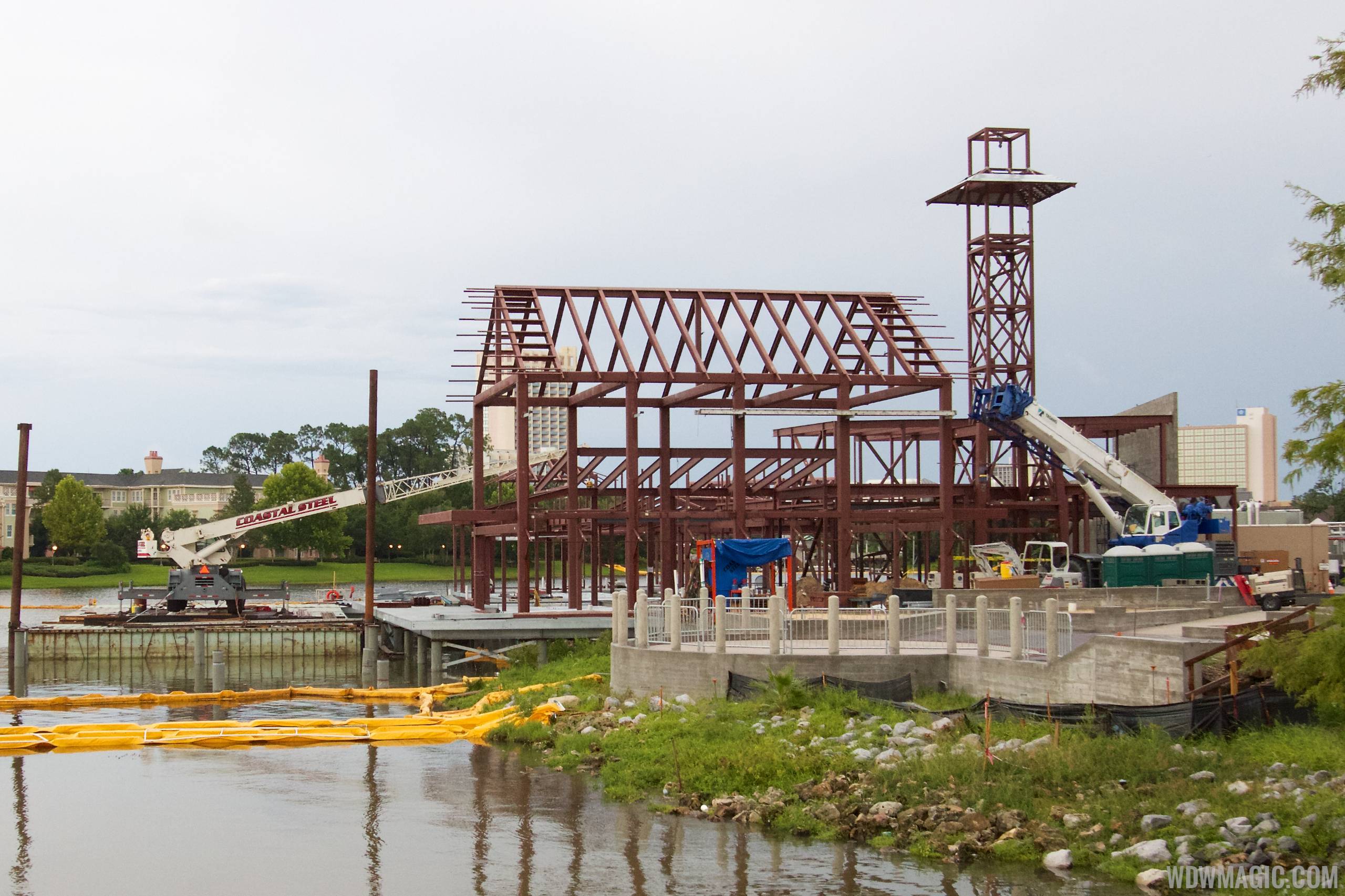 PHOTOS - Latest look at The Boathouse construction at Disney Springs The Landing