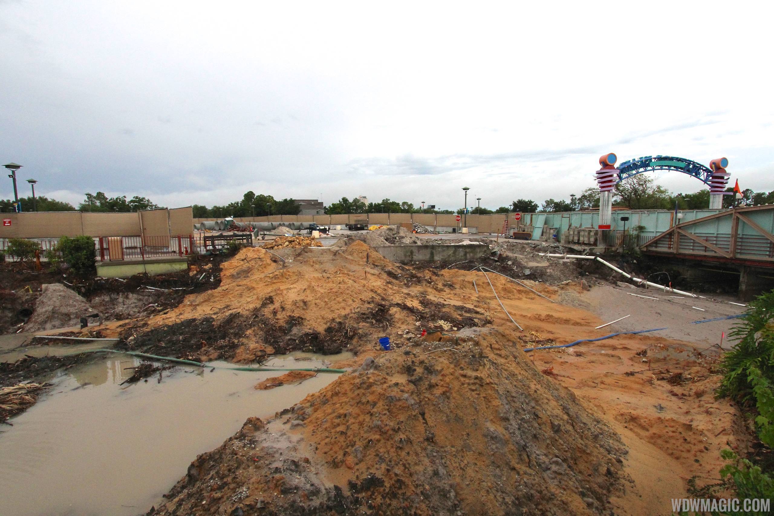 PHOTOS - Waterway removal now underway at the former Pleasure Island area