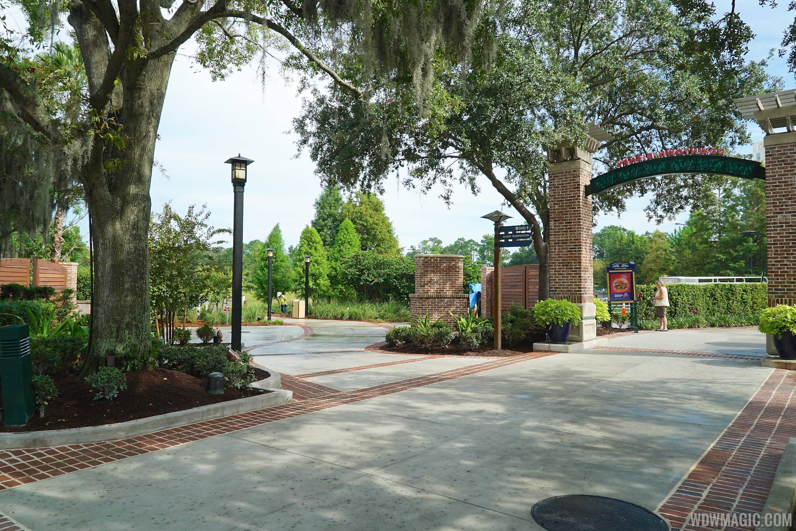 Entrance to the new Marketplace bridge and boat dock