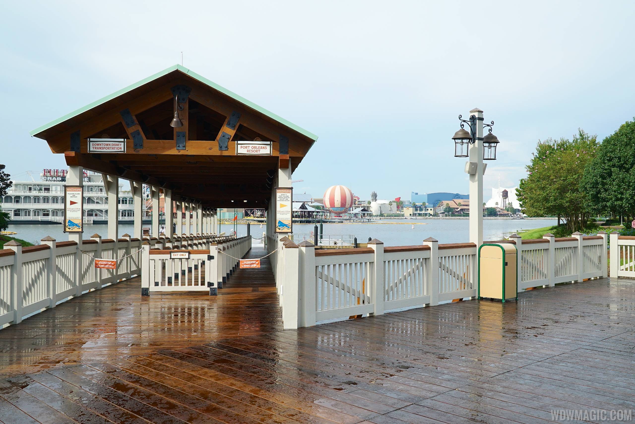 The Marketplace boat dock