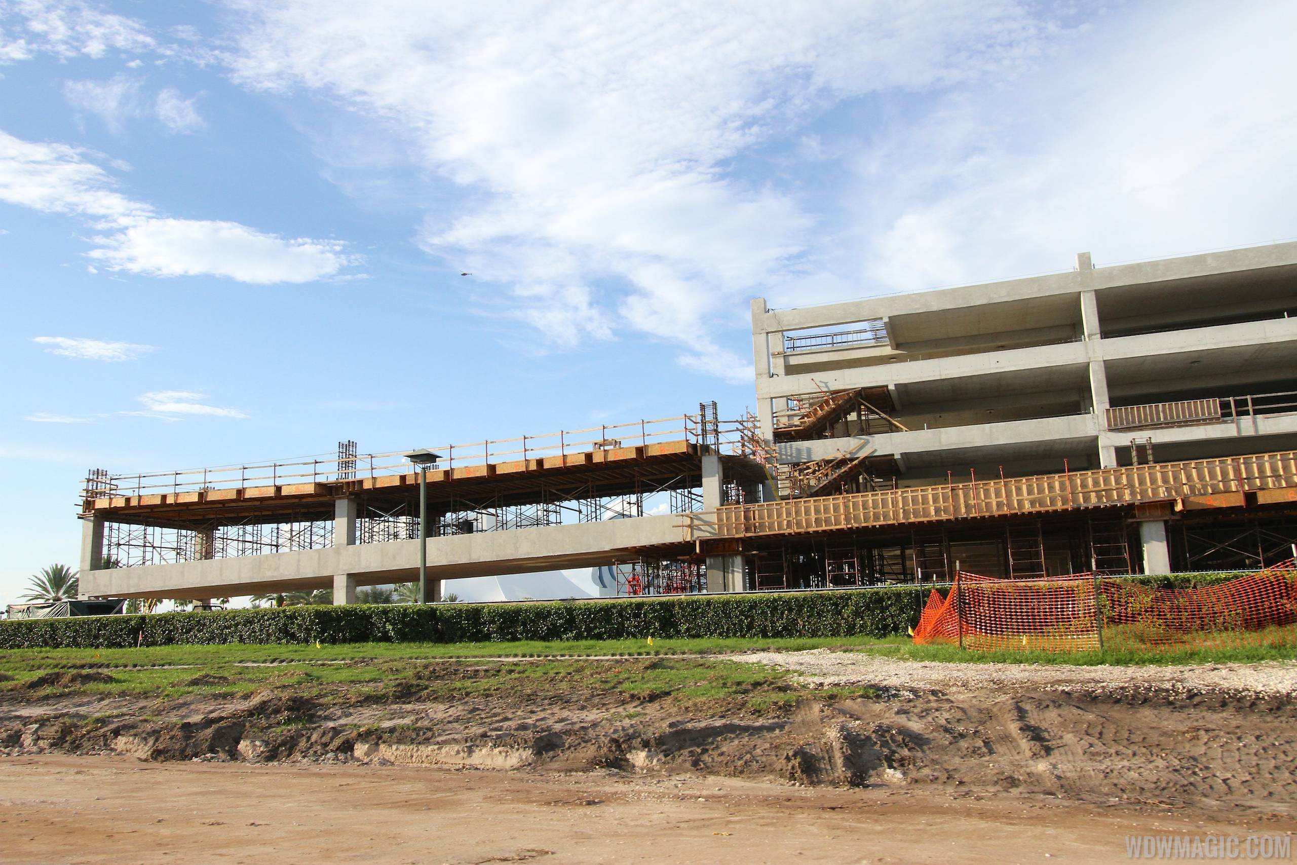 PHOTOS - View of the Disney Springs West Side parking garage from Buena Vista Drive