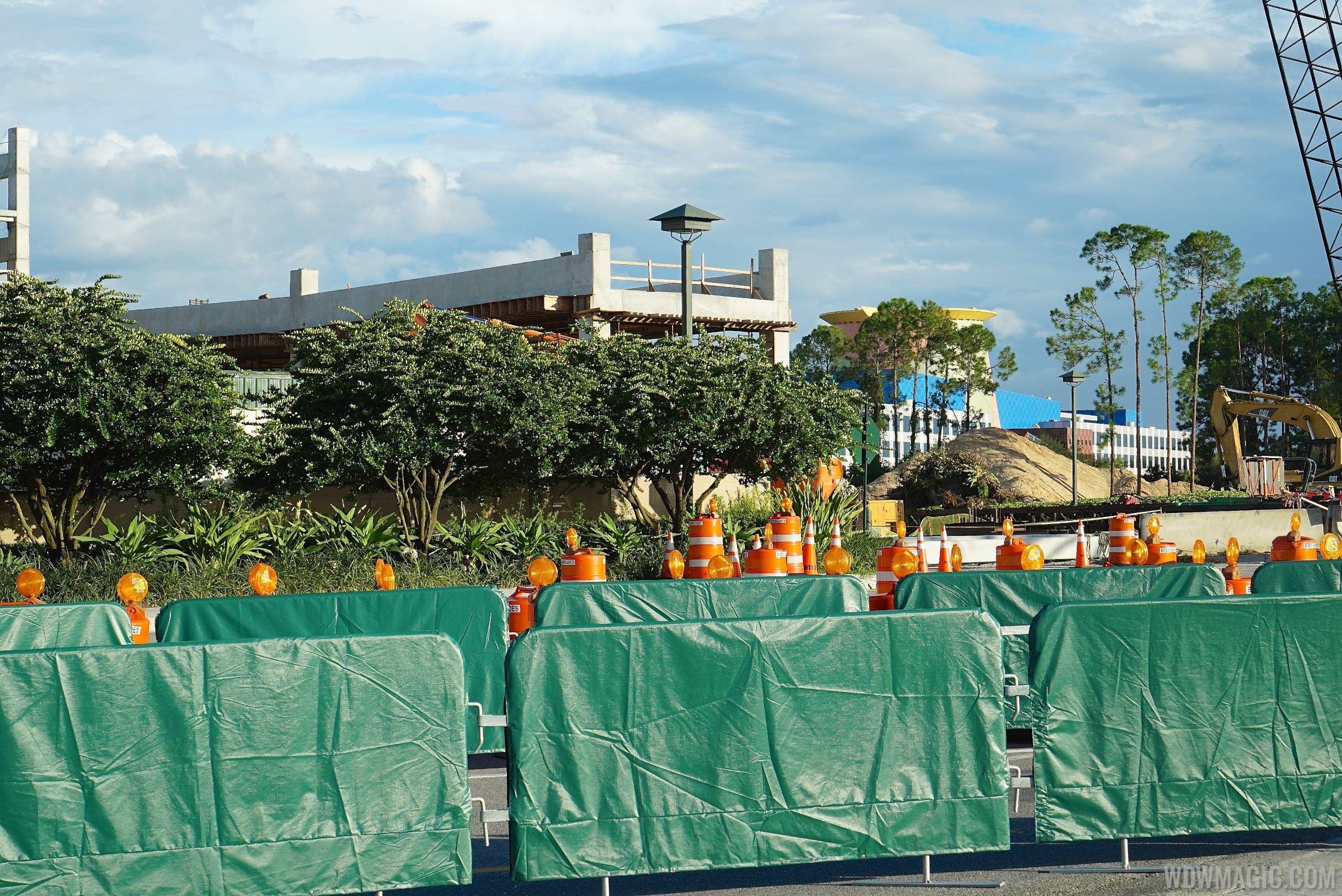 PHOTOS - Exterior facades now being added to the Disney Springs West Side parking garage