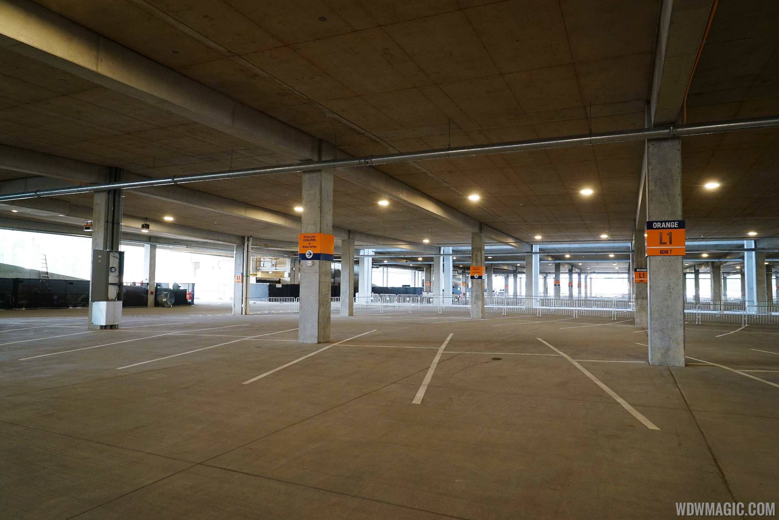 PHOTOS - First look inside the new Disney Springs West Side parking garage