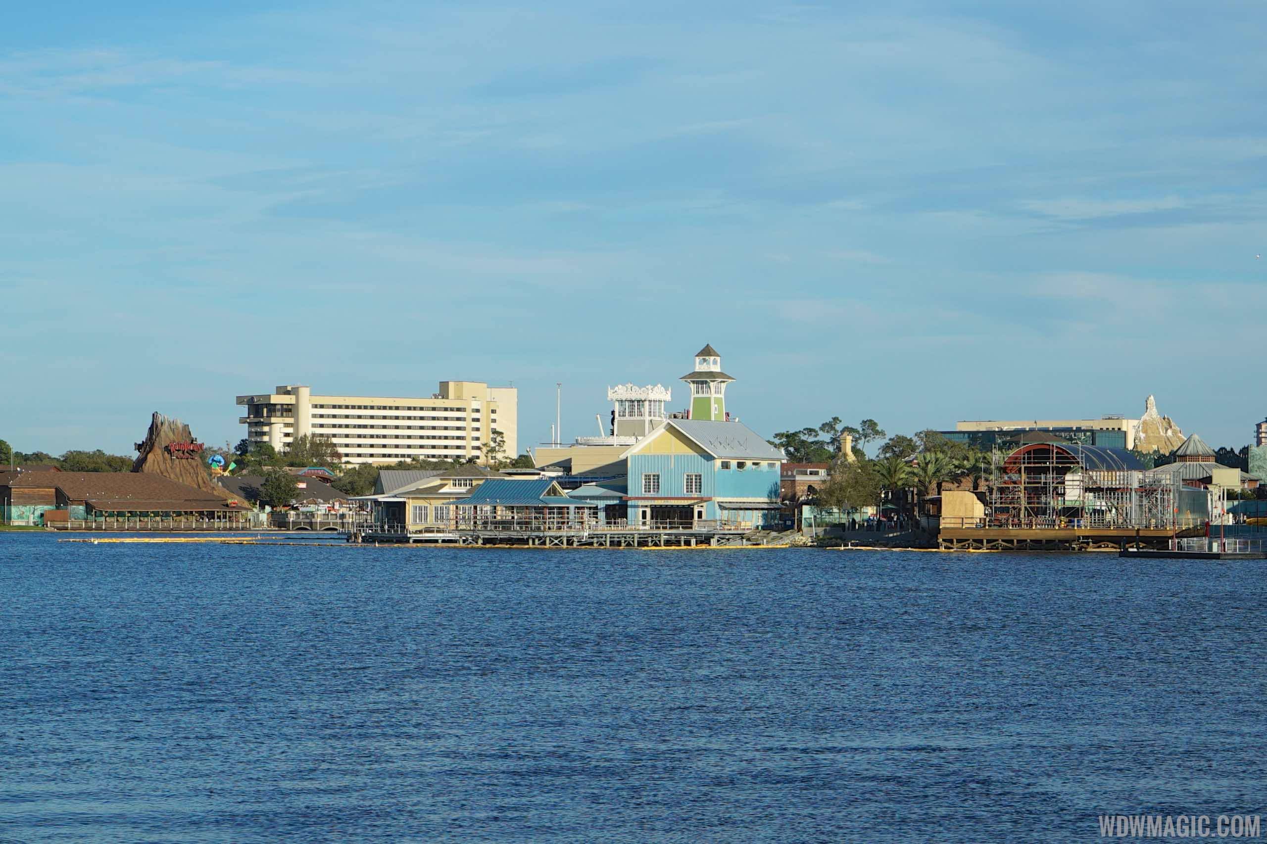 PHOTOS - Scaffolding comes down at Disney Springs The BOATHOUSE