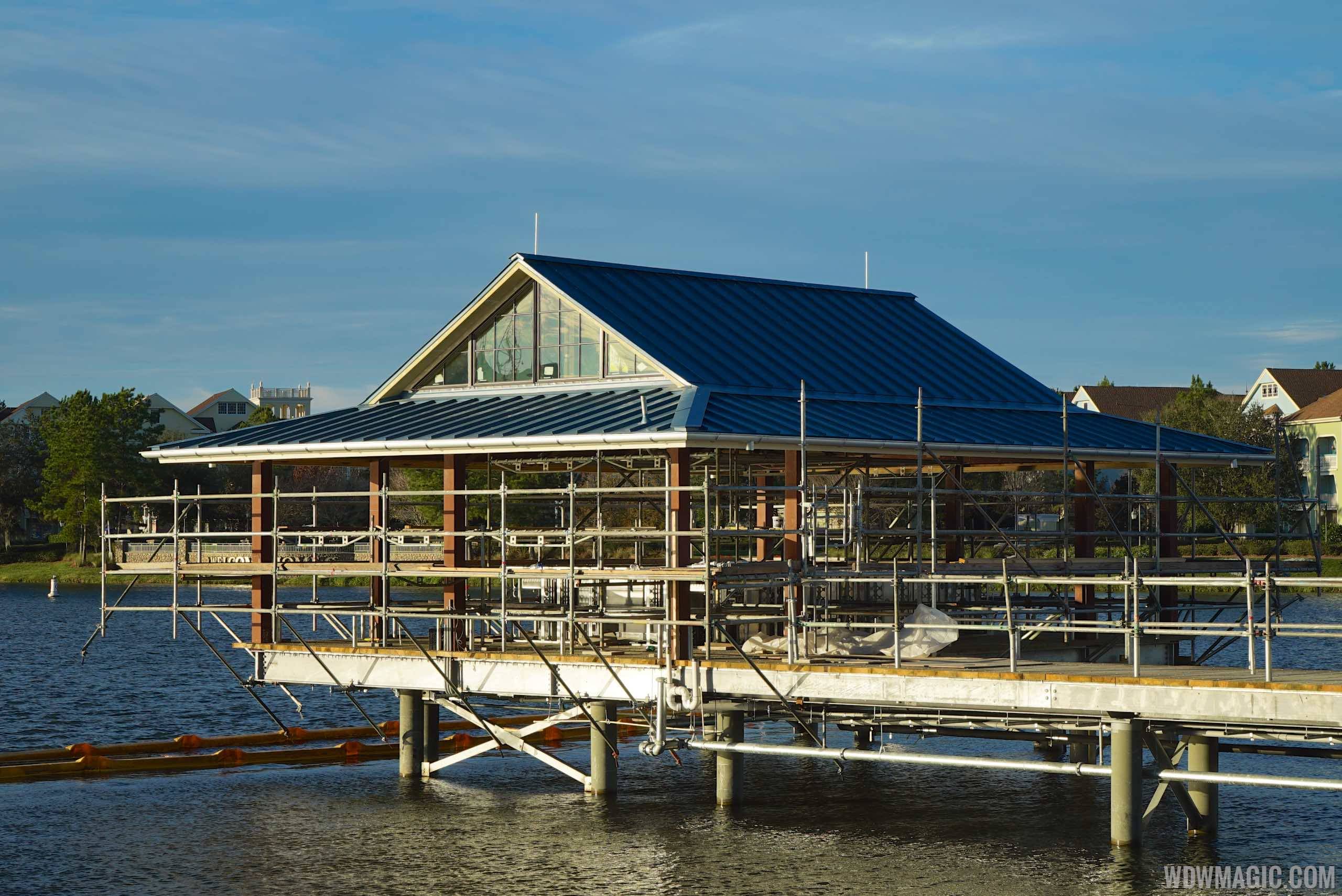 PHOTOS - Scaffolding comes down at Disney Springs The BOATHOUSE
