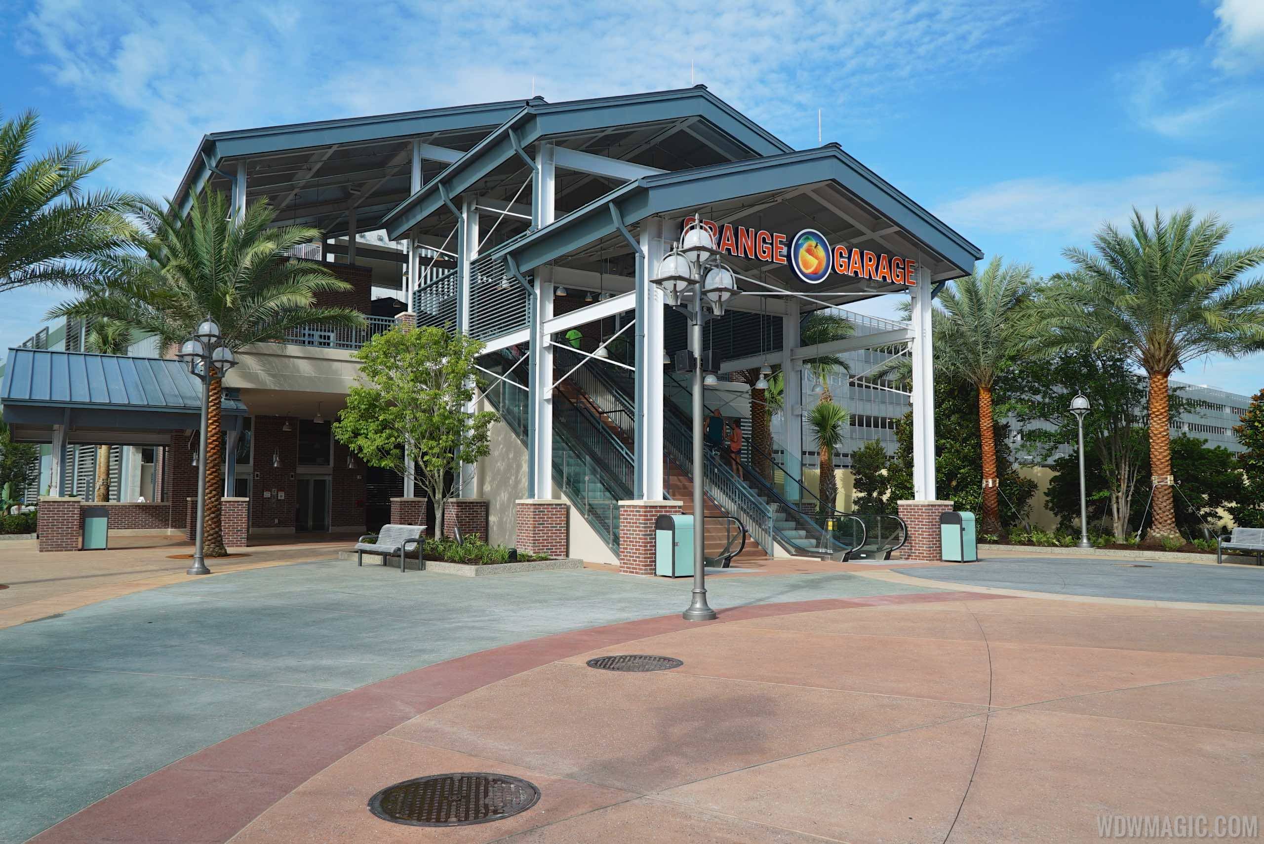 PHOTOS - Disney Springs West Side parking garage connector now open