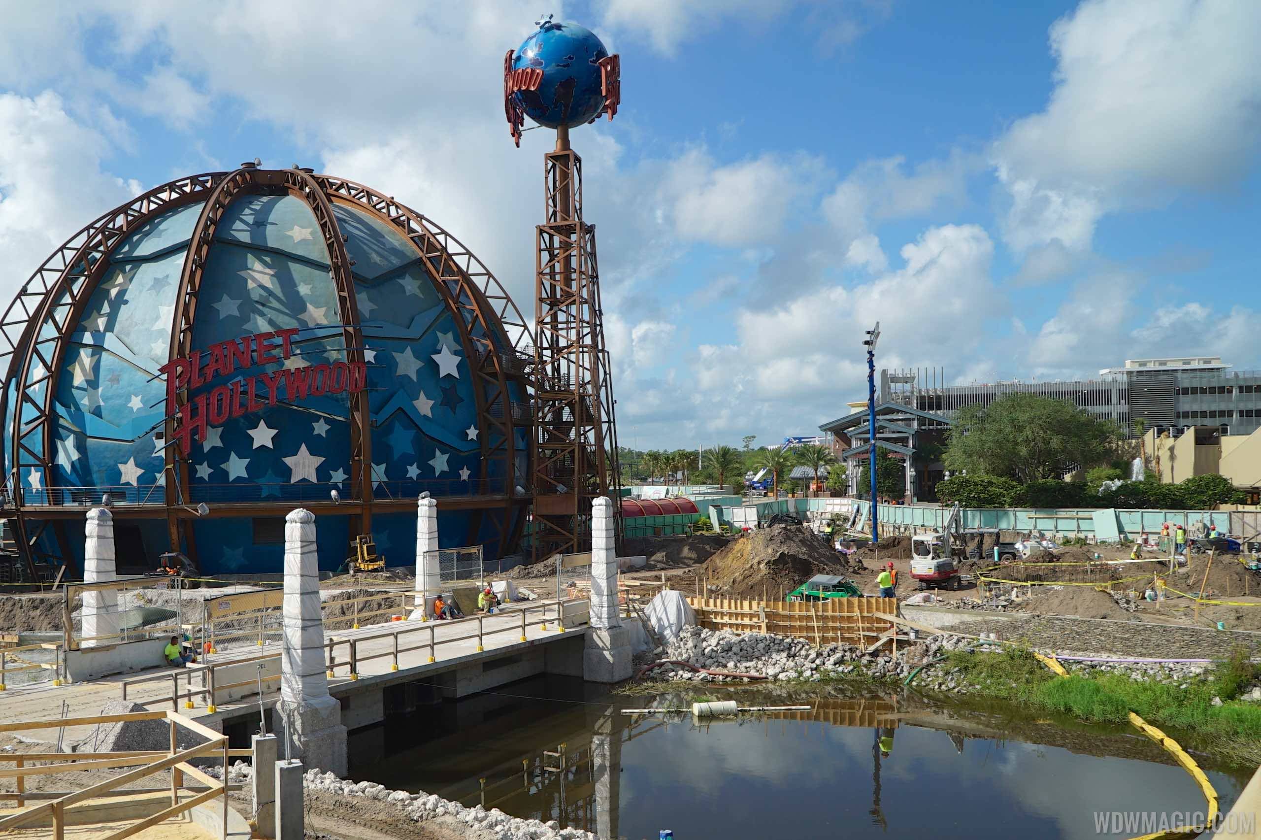 The Springs construction at Disney Springs