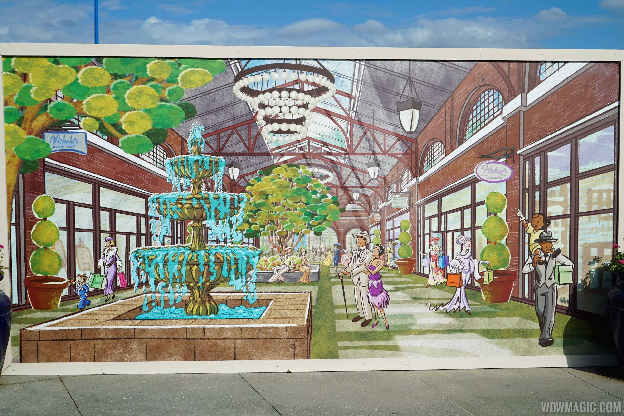 Disney Springs Town Center concept art