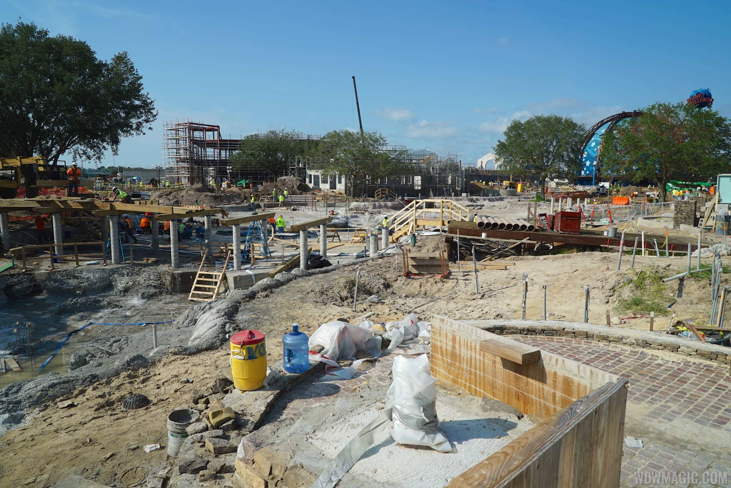 The Springs construction