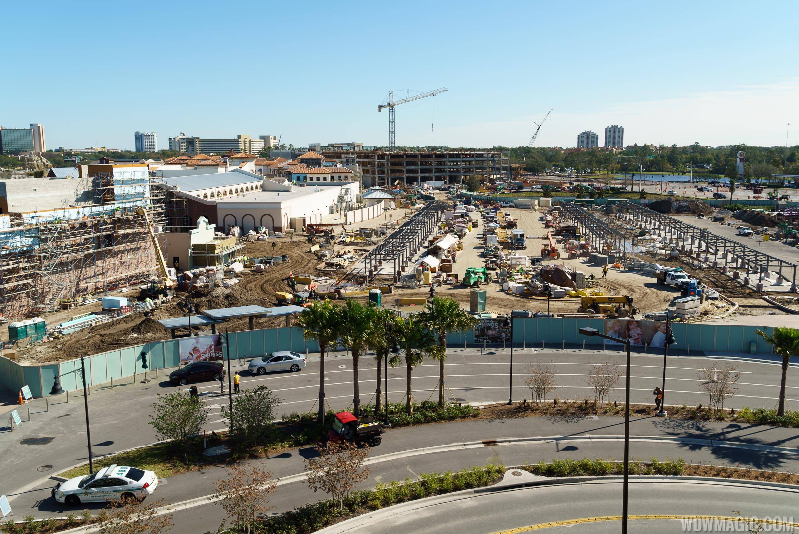 Disney Springs - Wide view of  The Town Center