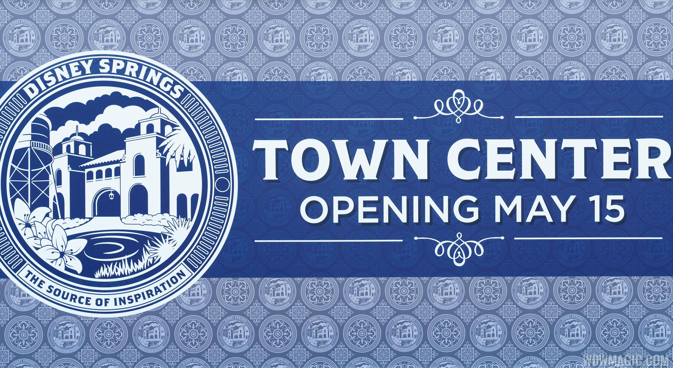 Town Center opening May 15 sign