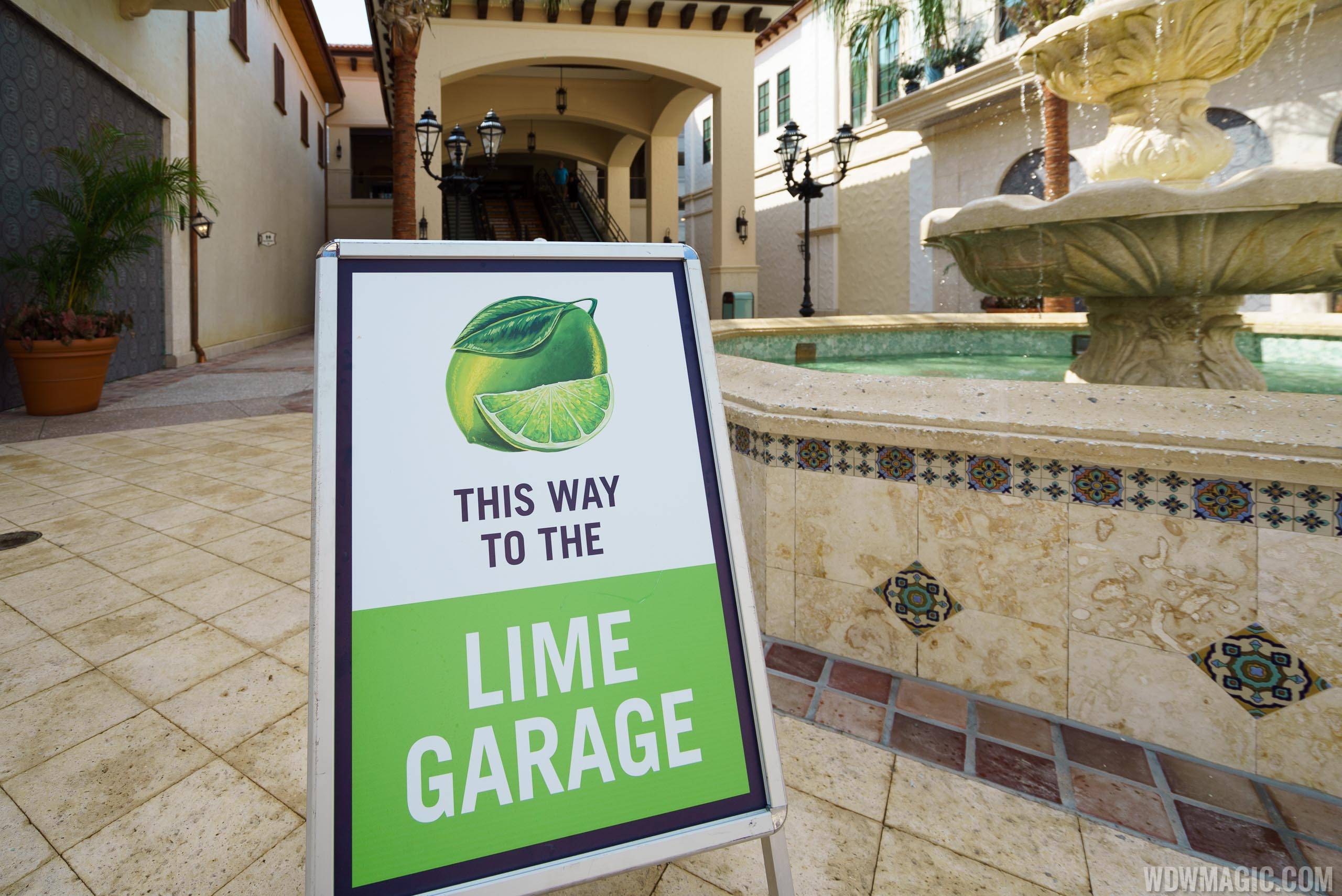 Lime Garage entry from Town Center