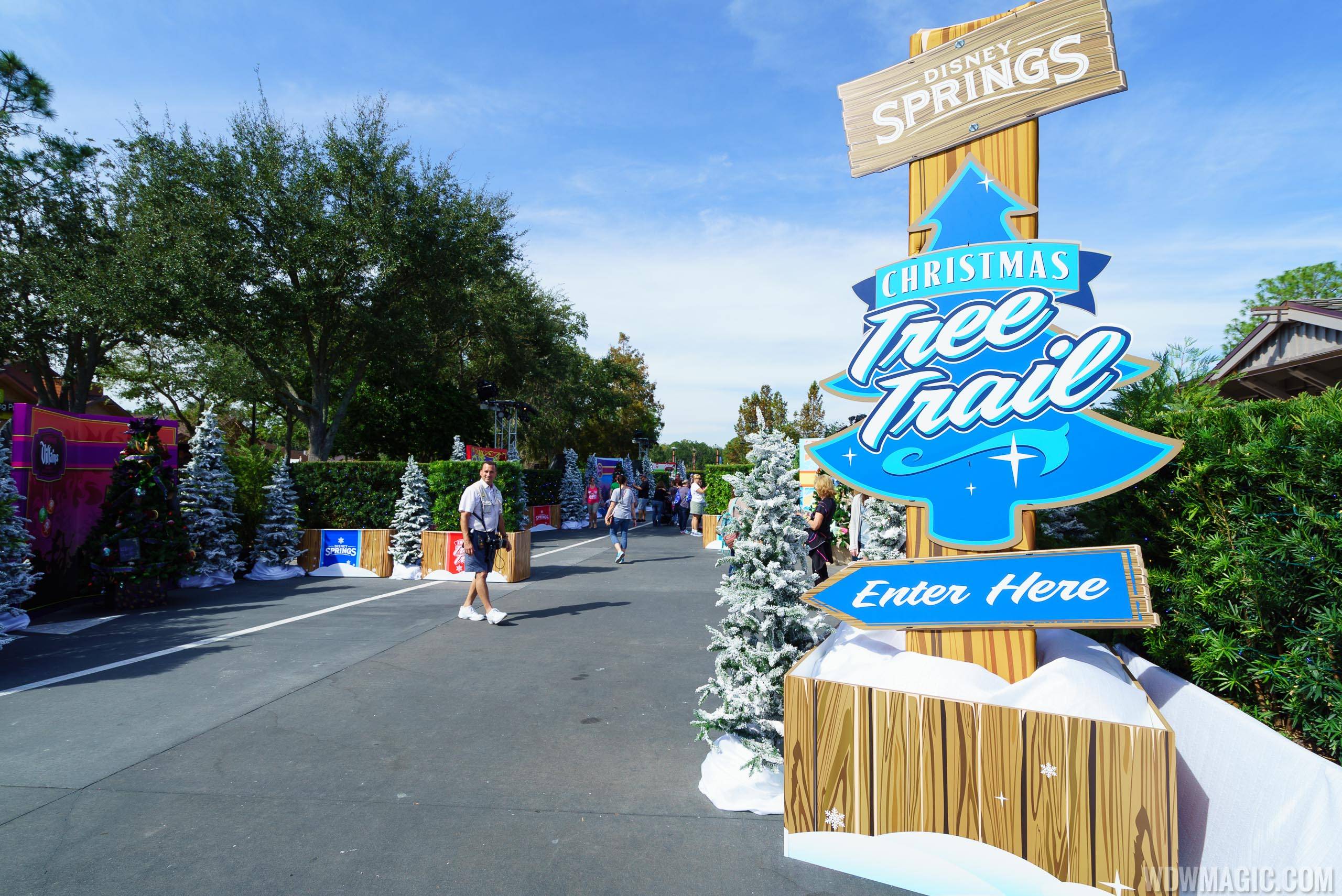 Disney Springs Christmas Tree Trail