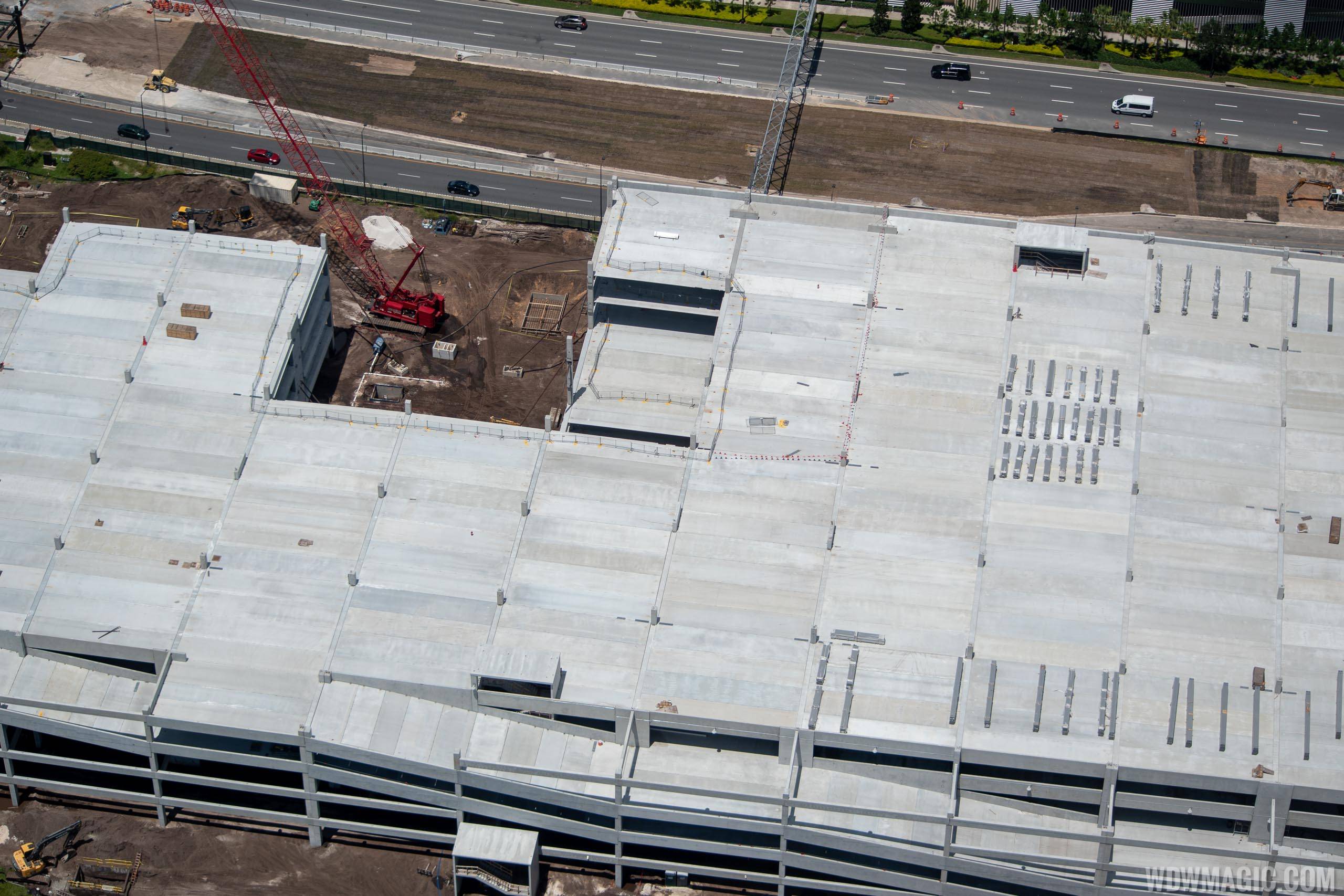 Disney Springs third parking lot construction - August 2018