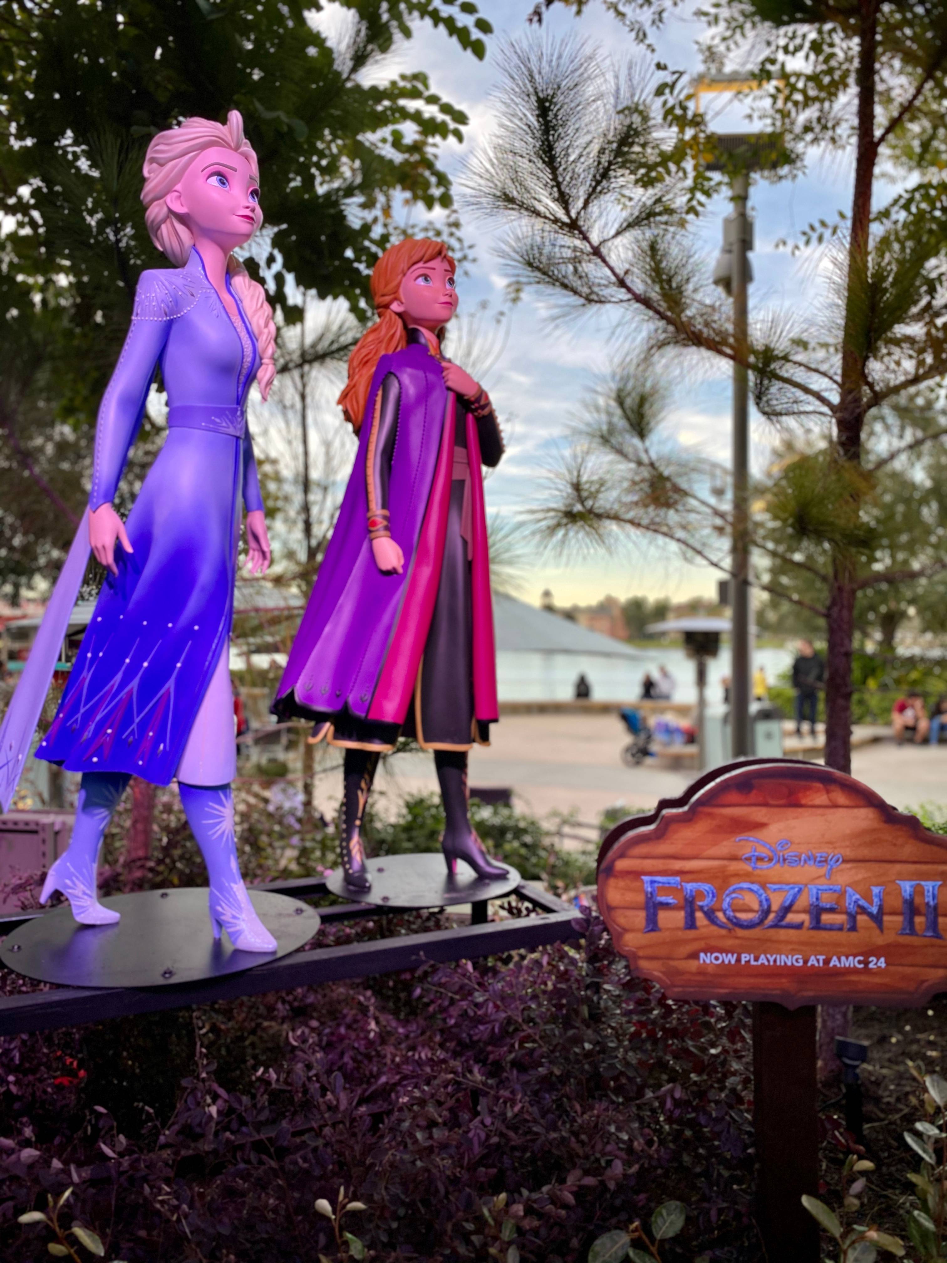 Frozen 2 figures at Disney Springs