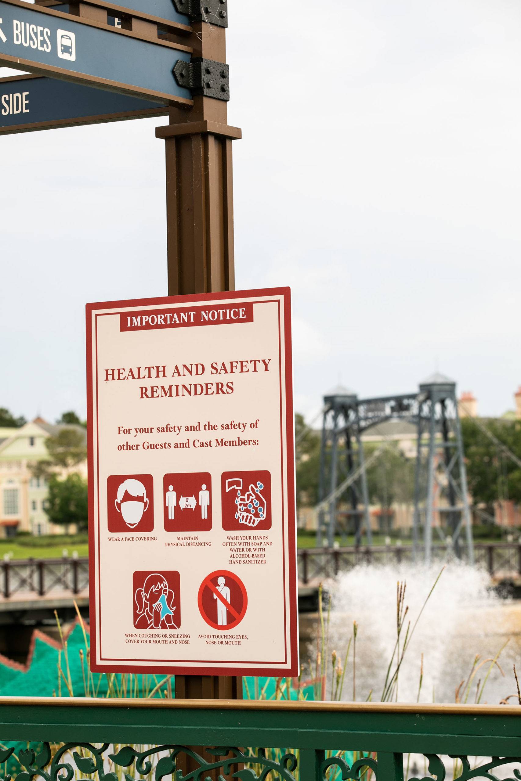 Disney Springs COVID-19 containment measures
