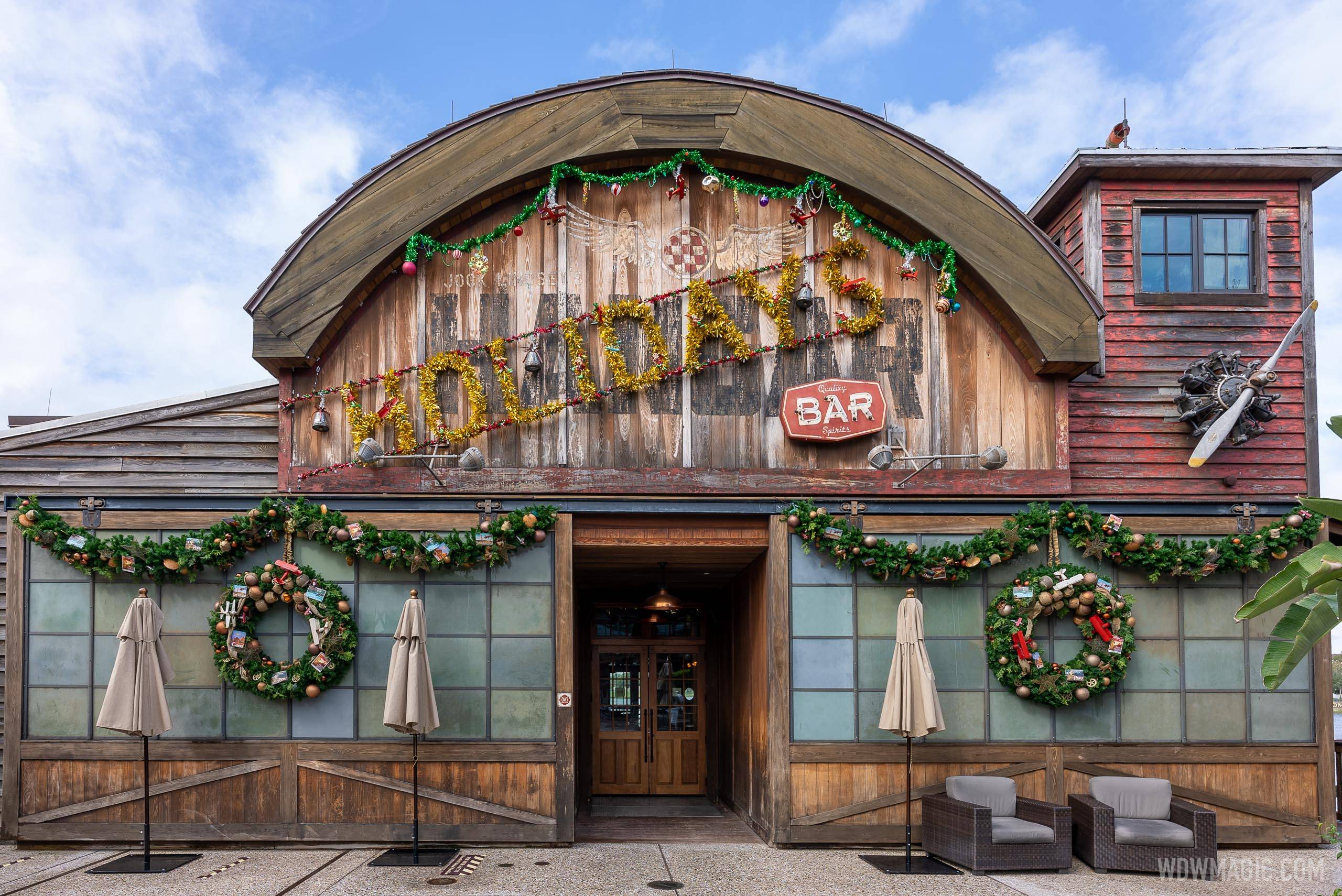 Jock Lindsey's Holiday Bar is back for 2021 at Disney Springs