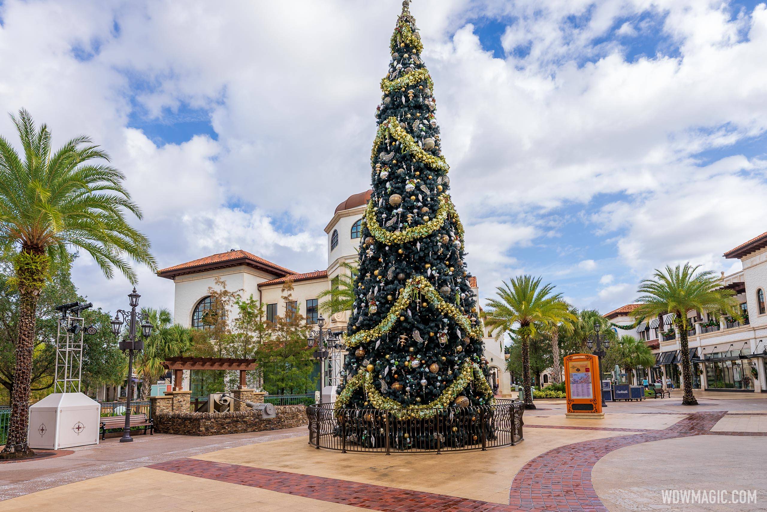 Disney Springs Christmas holiday decor 2021