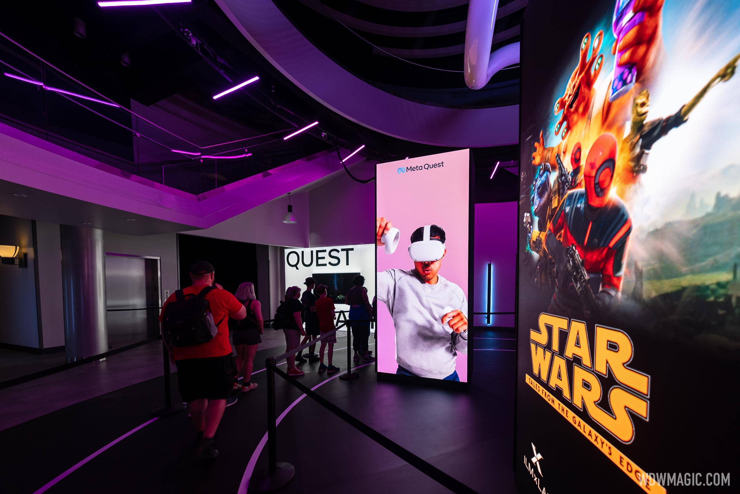 Meta Quest Virtual Reality Experience Disney Springs