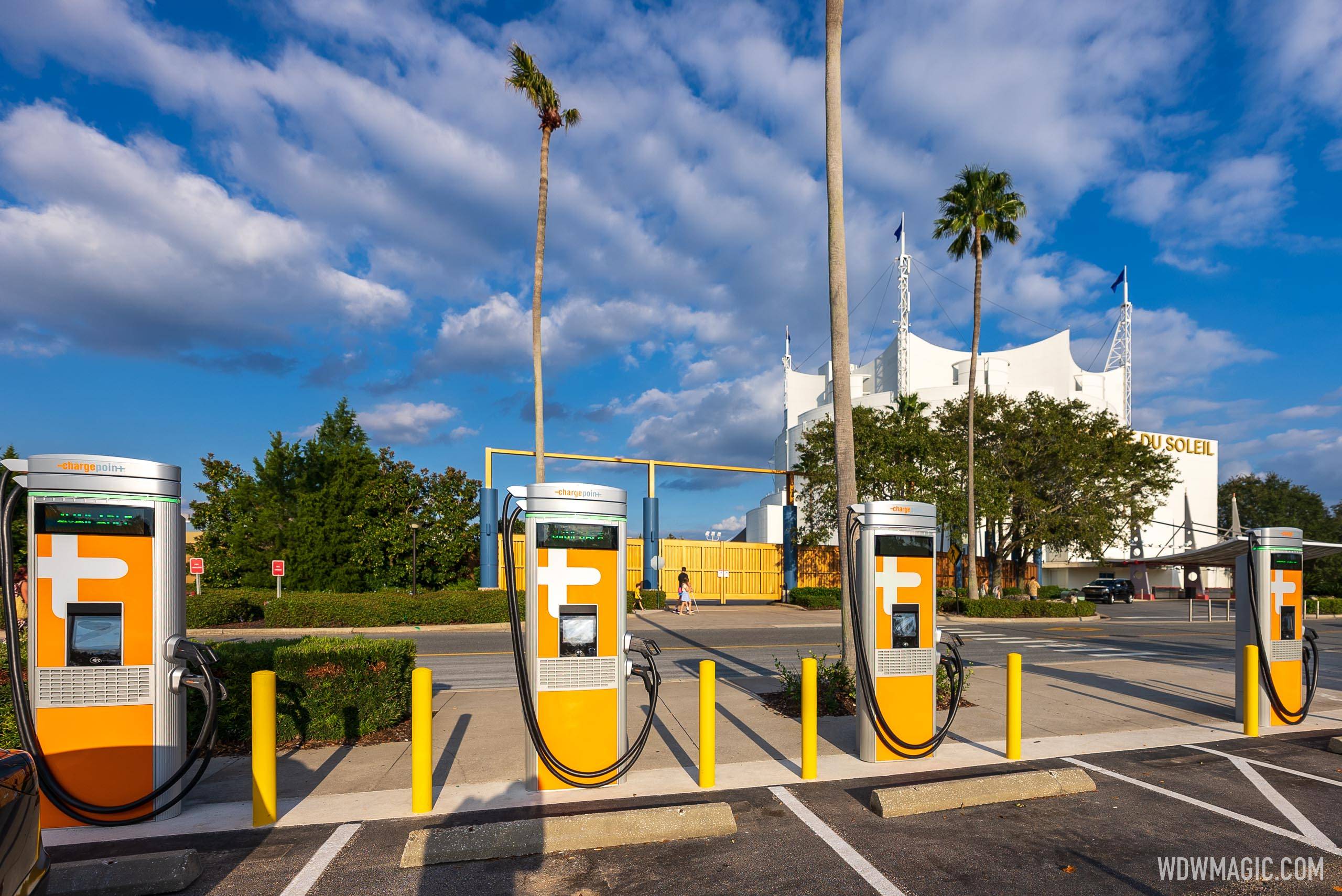 Walt Disney World Level 3 DC Fast Chargers at Disney Springs
