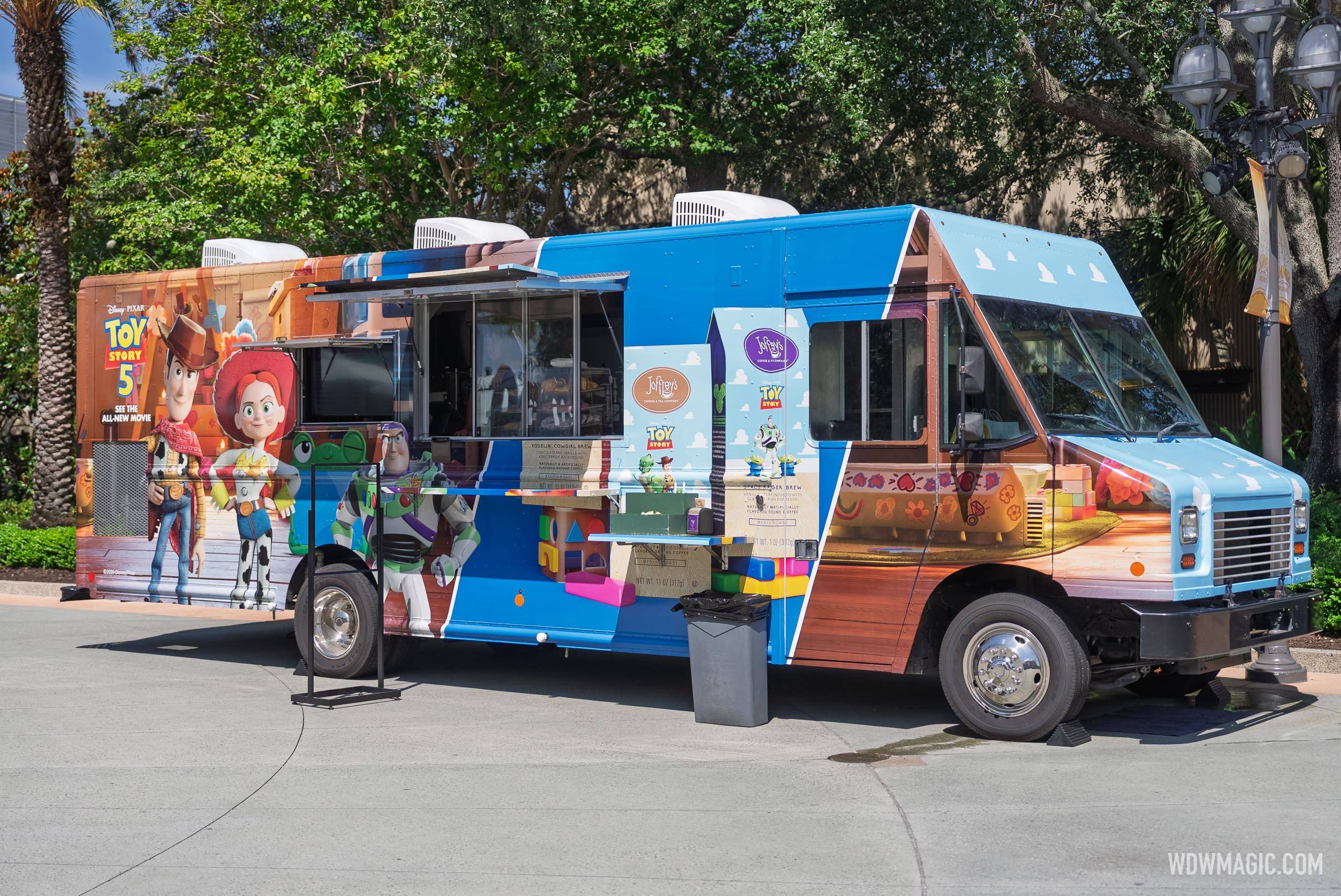 Toy Story 5 Joffrey's Coffee Truck at Disney Springs