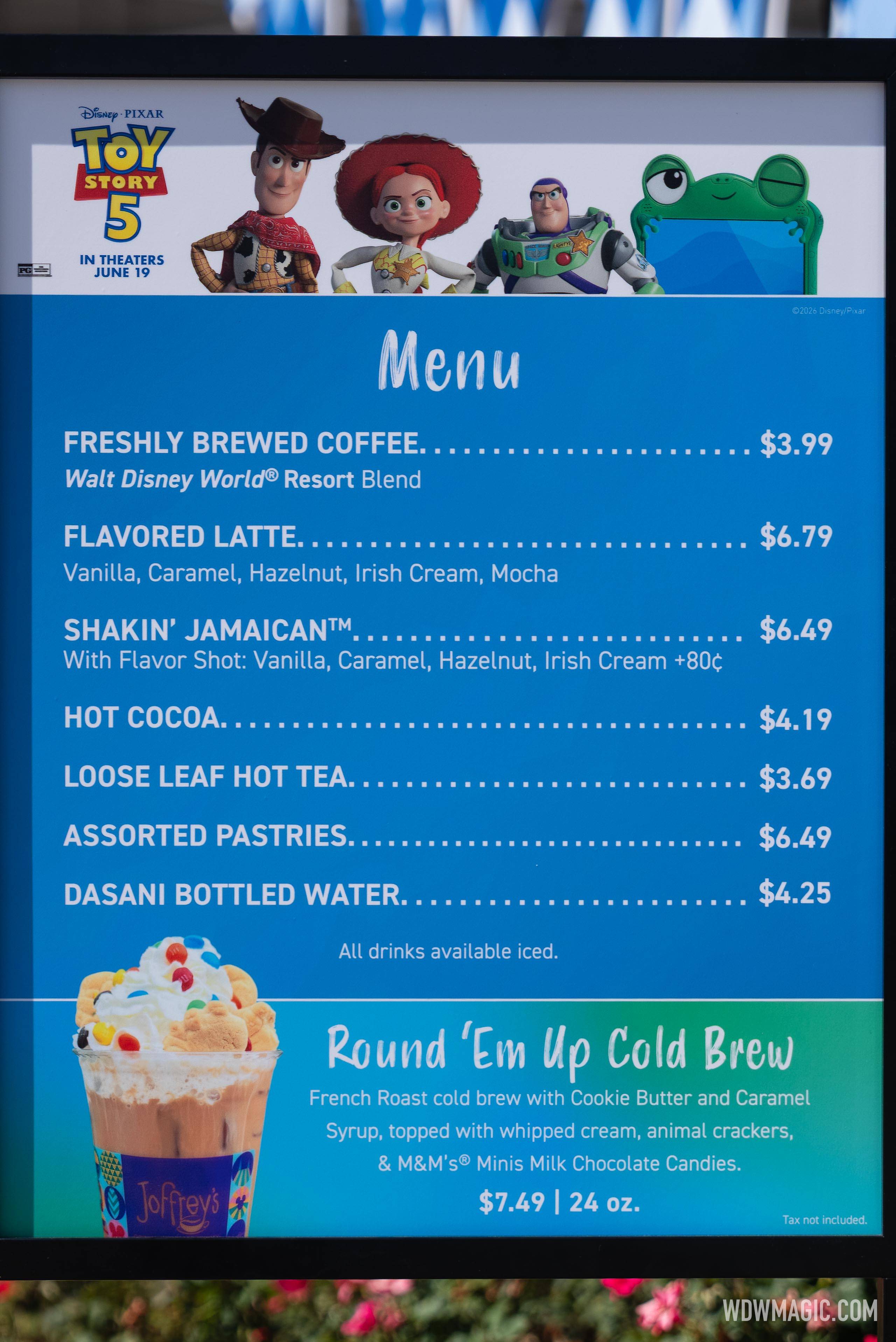 Toy Story 5 Joffrey's Coffee Truck at Disney Springs