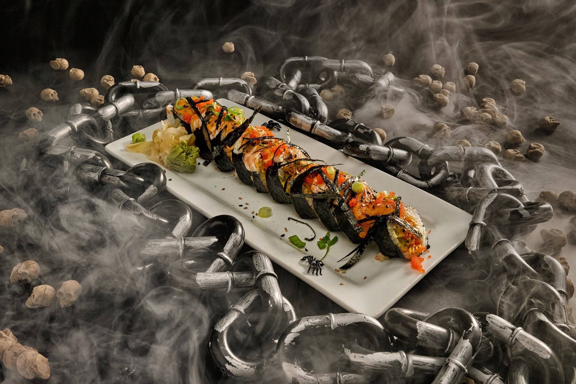 All Hallow's Eve Sushi Roll