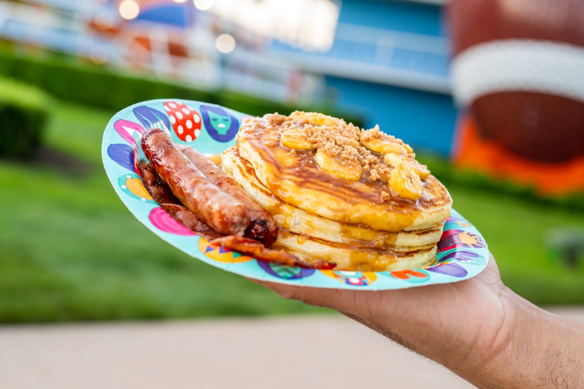 Caramel Banana Pancakes