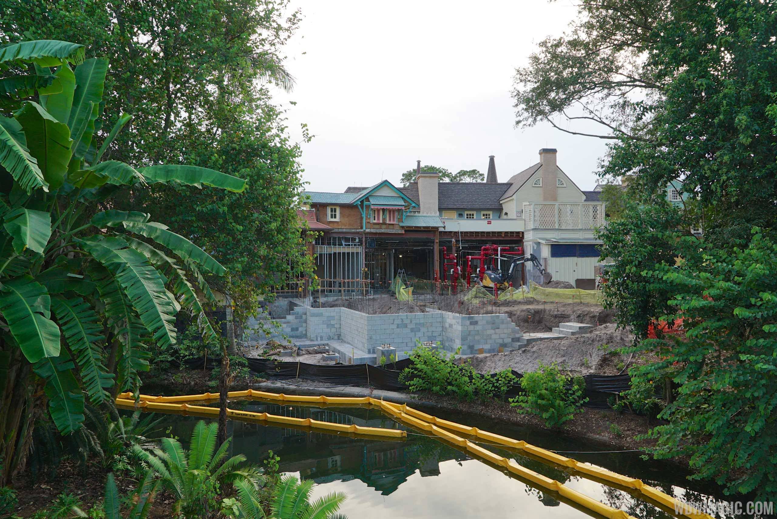 PHOTOS - Expansion construction underway at the Adventureland Veranda Restaurant