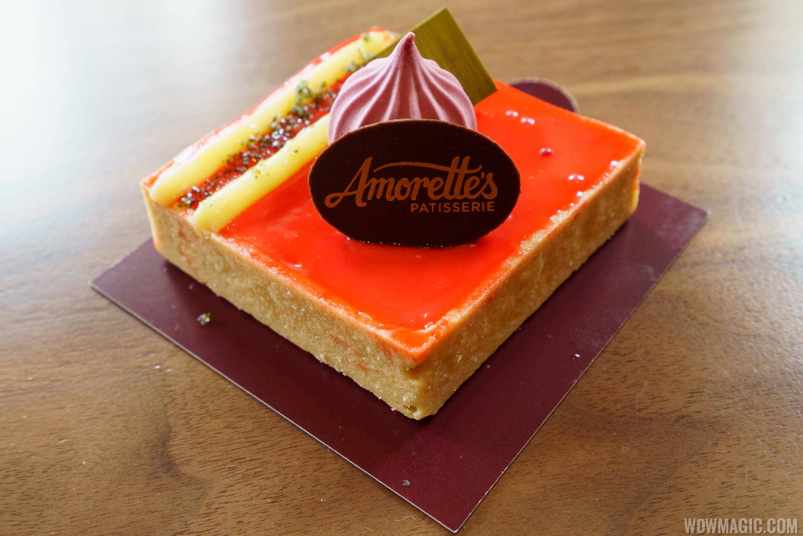 Amorette's Patisserie - Strawberry Fields of OC: Strawberry Mousse, Basil Sugar, and Lemon Curd