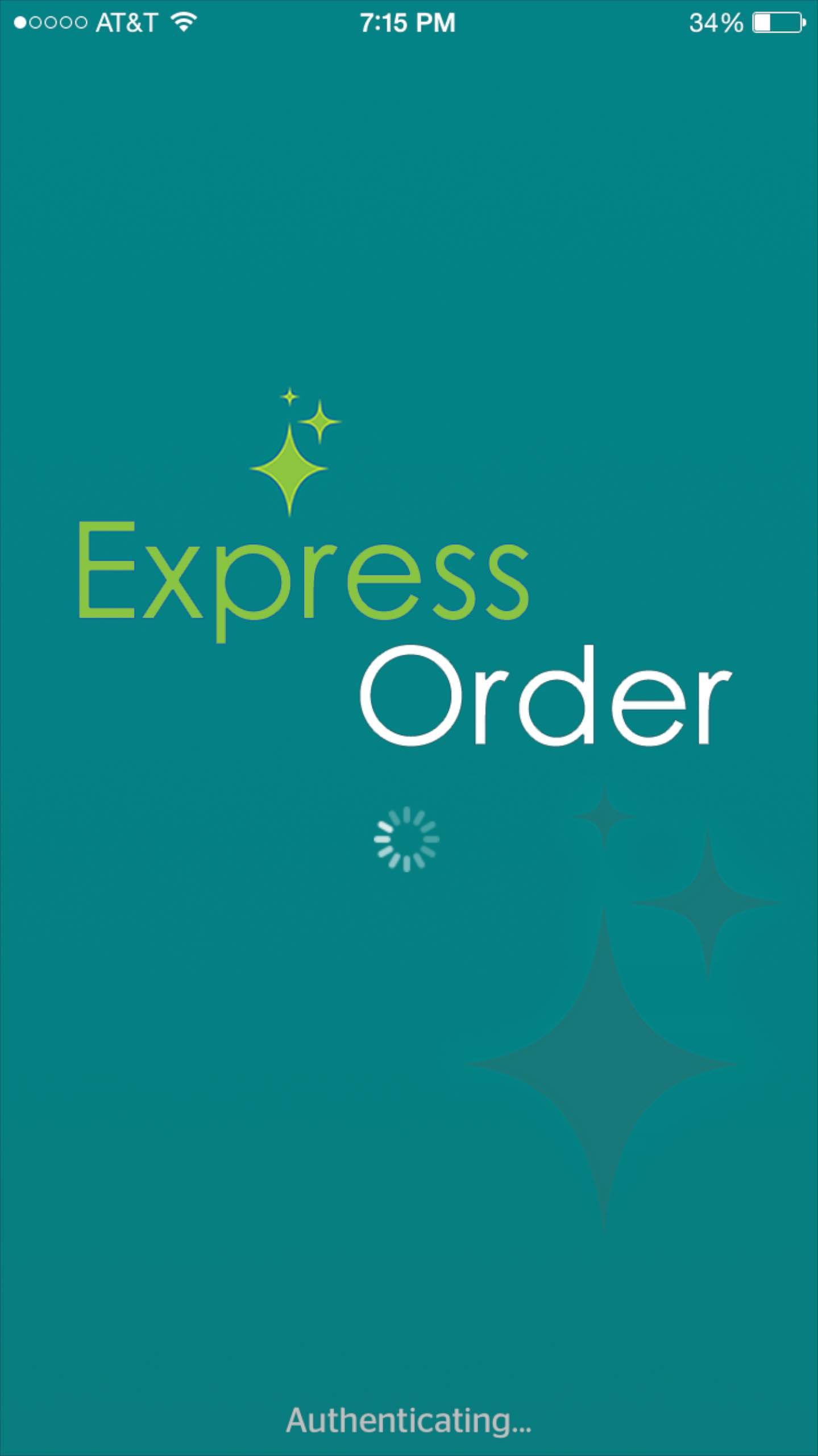 Express Order mobile app