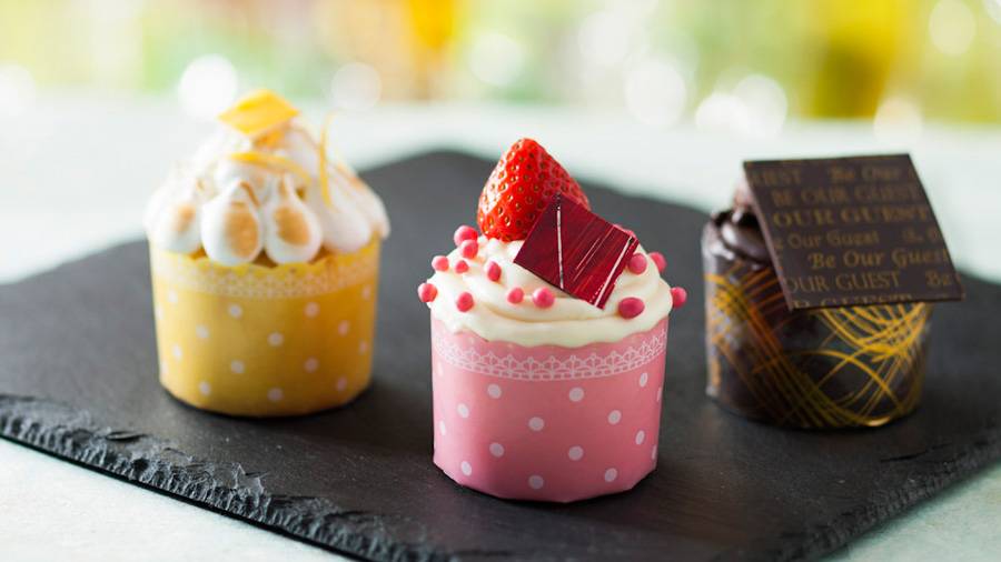 Be Our Guest Restaurant menu item - cupcakes