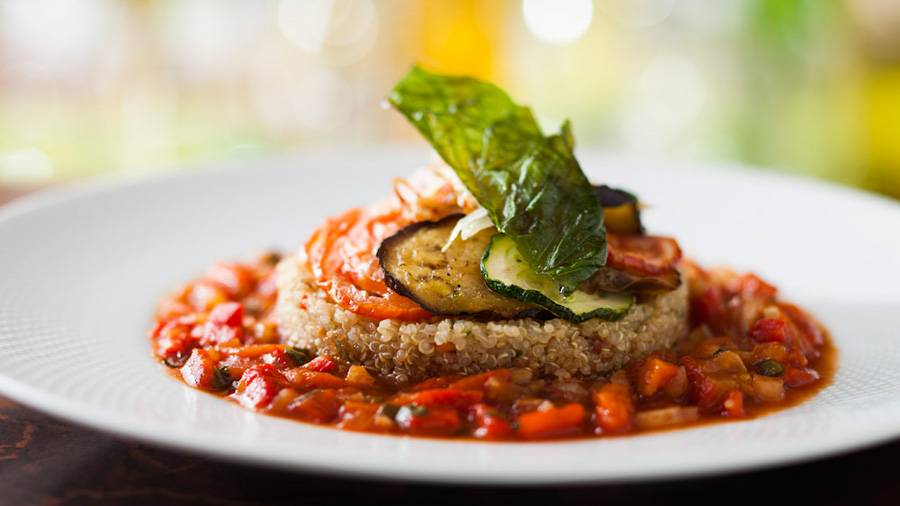 Be Our Guest Restaurant menu item - Layered Ratatouille