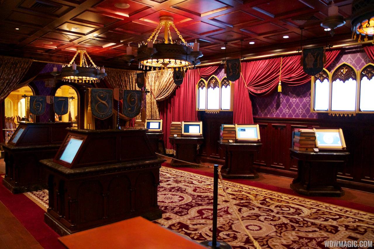 Be Our Guest Restaurant - The Parlor Room where guests will place lunch orders