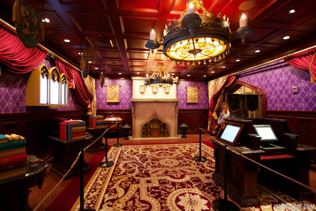 Be Our Guest Restaurant - Inside the Parlor Room