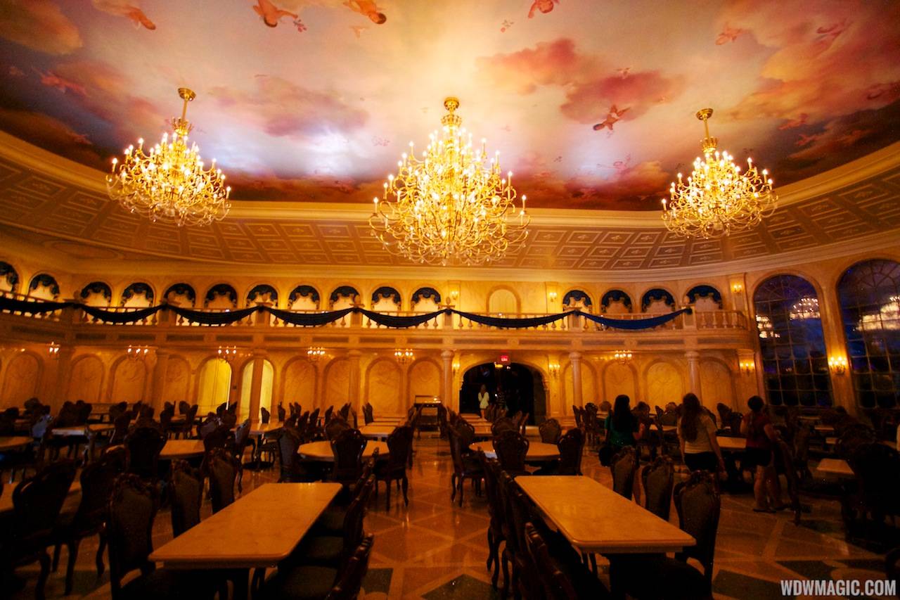 Inside Be Our Guest Restaurant Dining Rooms Photo 17 Of 19