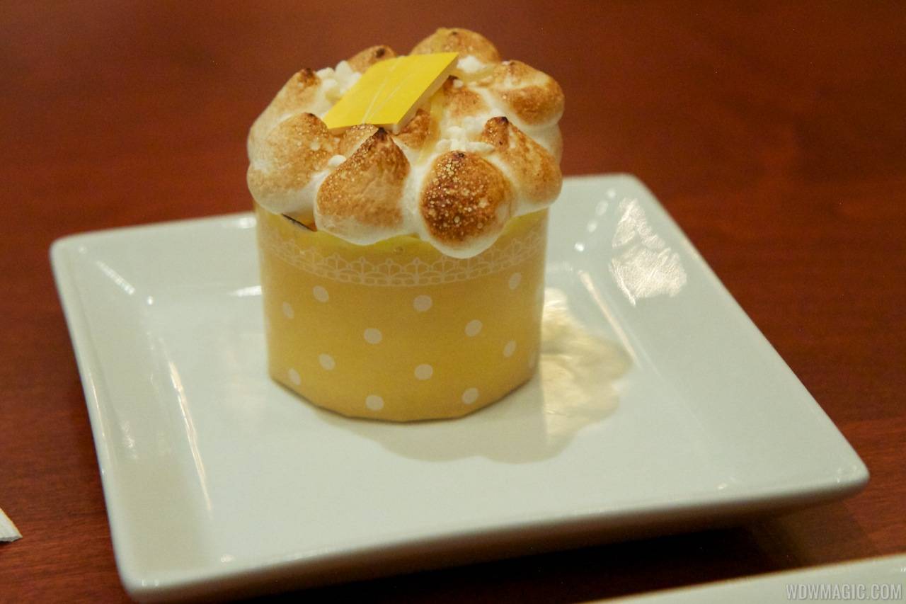 Be Our Guest Restaurant lunch -  Lemon Meringue cupcake