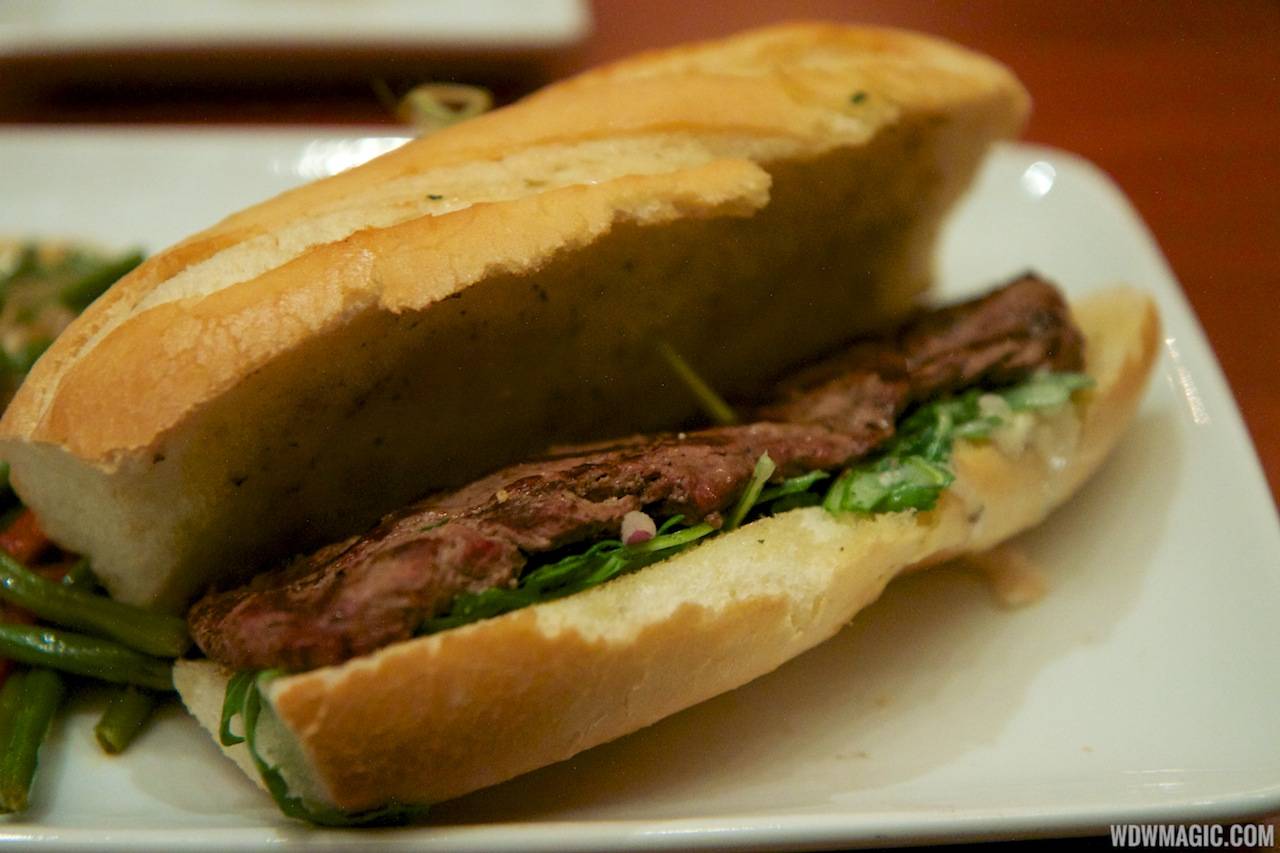 Be Our Guest Restaurant lunch -  Grilled Steak Sandwich