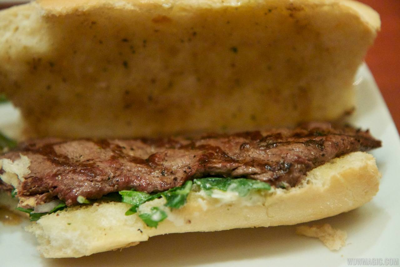 Be Our Guest Restaurant lunch -  Grilled Steak Sandwich